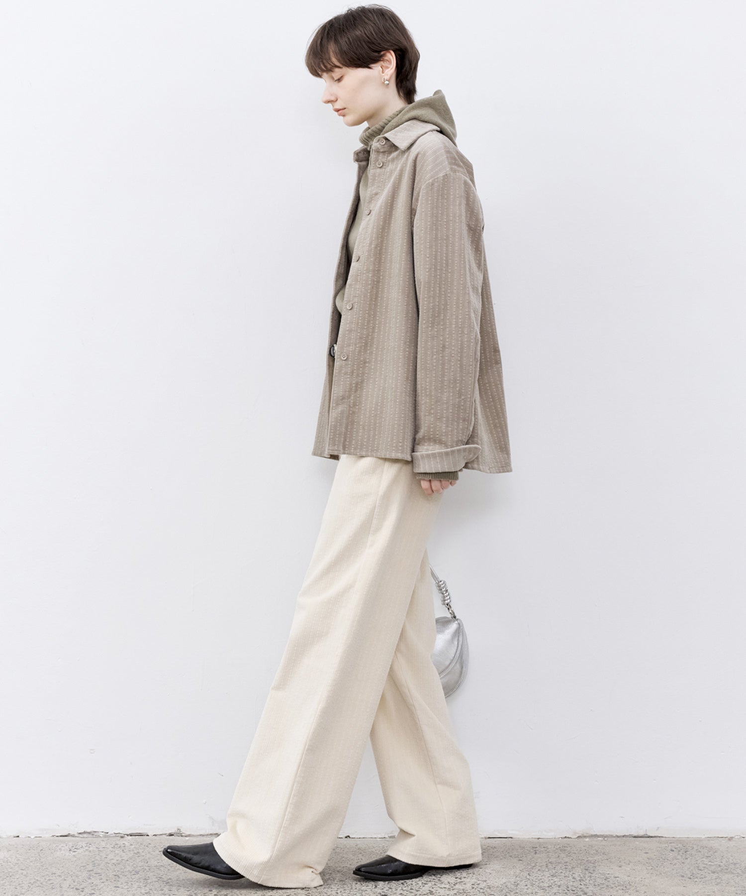 Multi-Stripe Corduroy Shirt