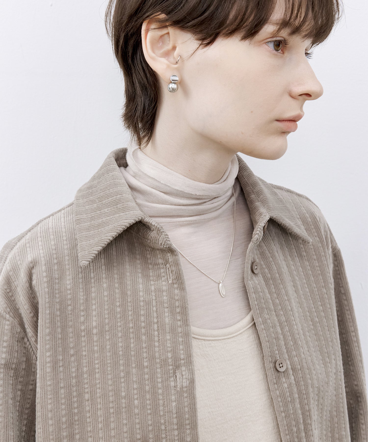 Multi-Stripe Corduroy Shirt