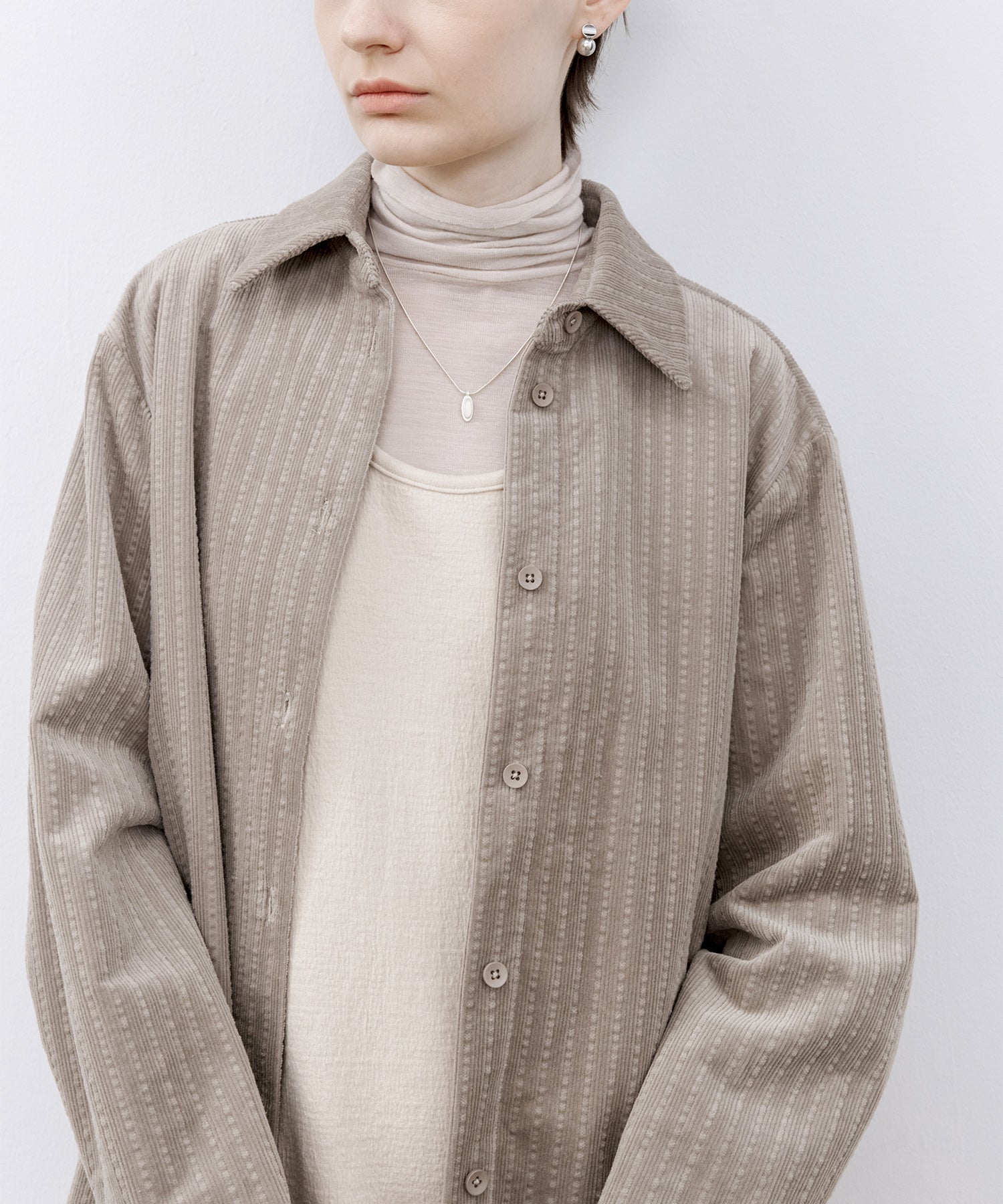 Multi-Stripe Corduroy Shirt