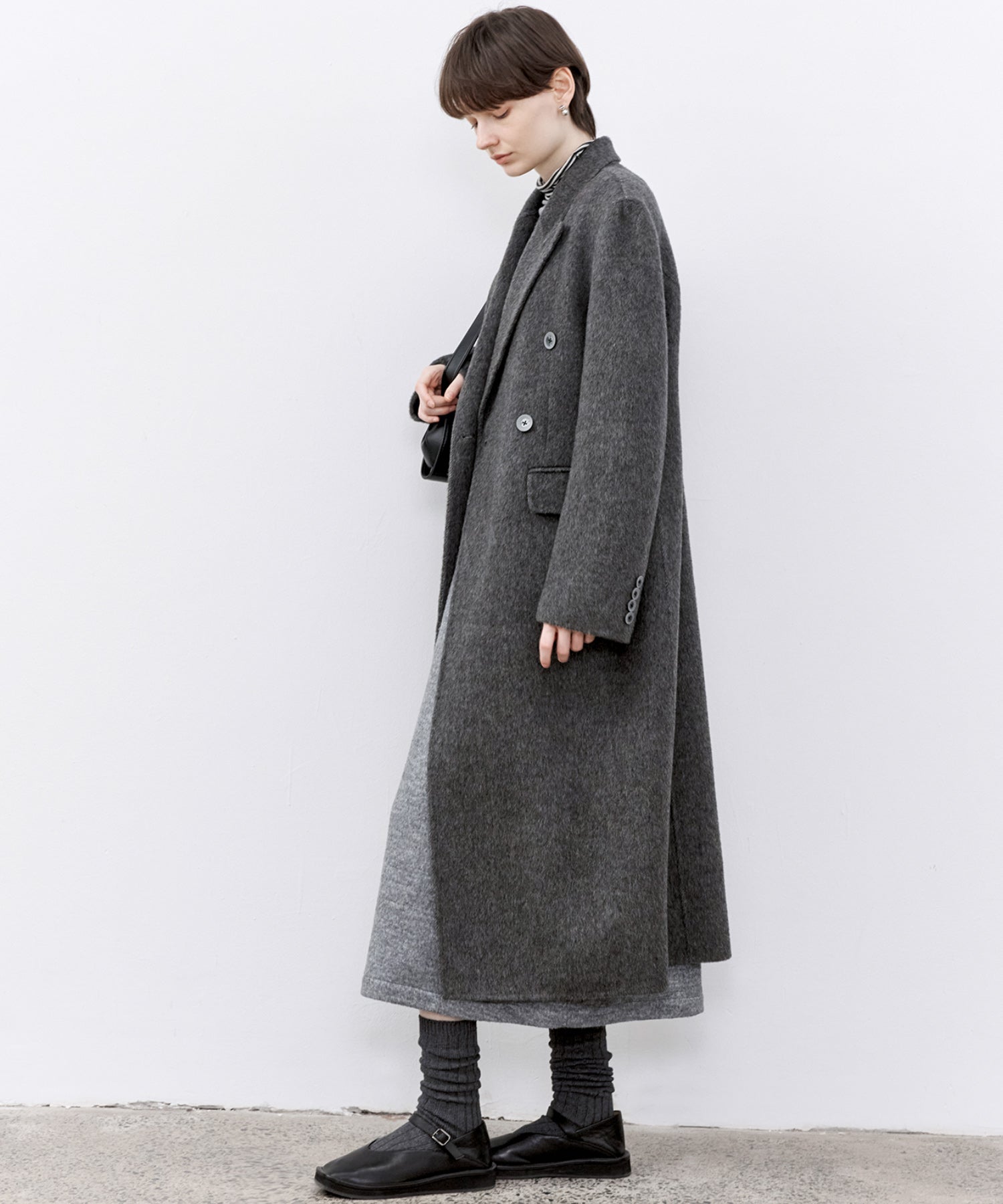 Wool-Blend Belted Jumper Dress