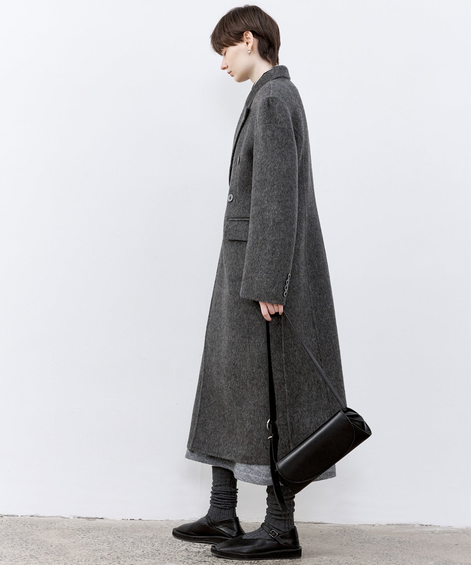 Wool-Blend Belted Jumper Dress