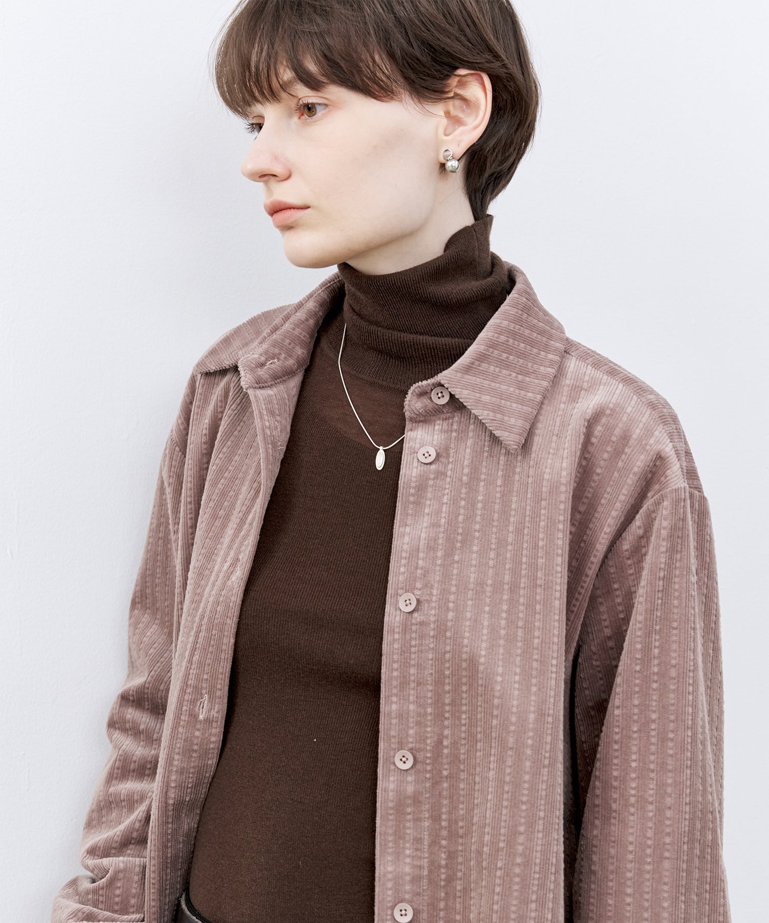 Multi-Stripe Corduroy Shirt