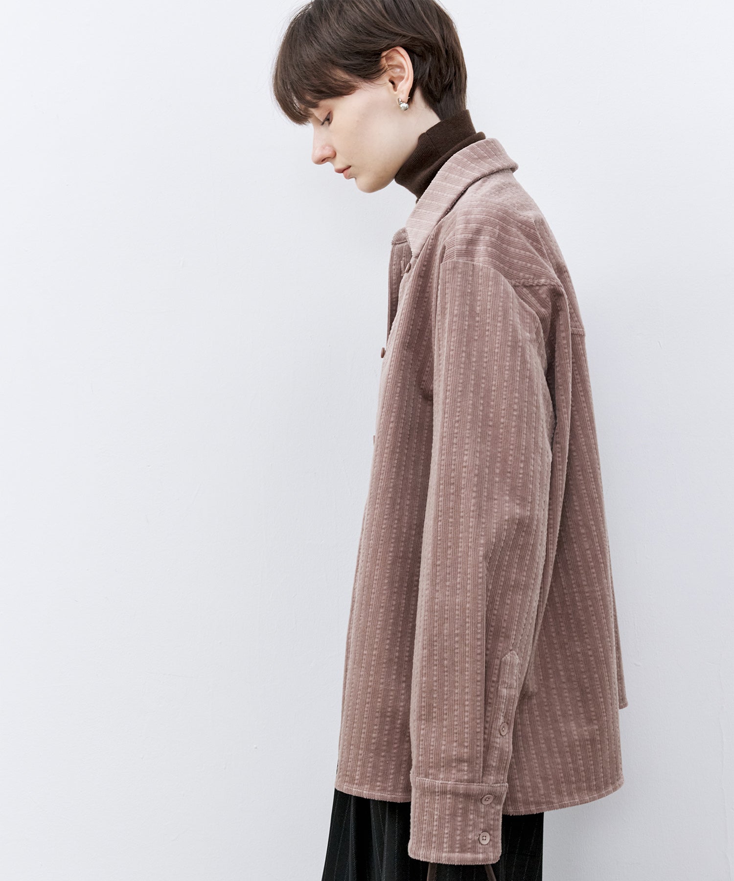 Multi-Stripe Corduroy Shirt