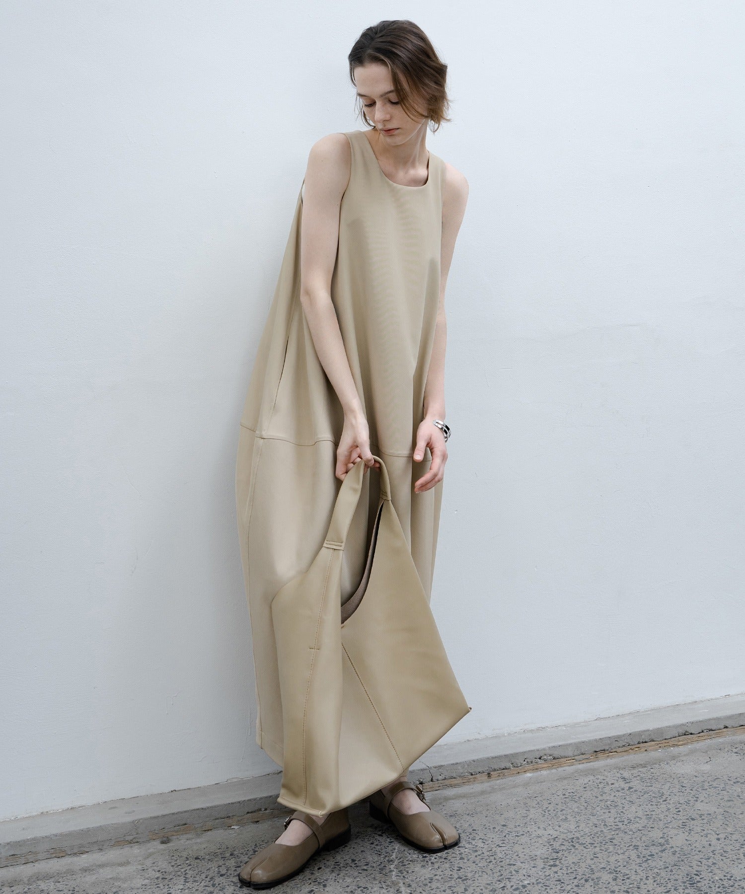 balloon skirt cami dress 