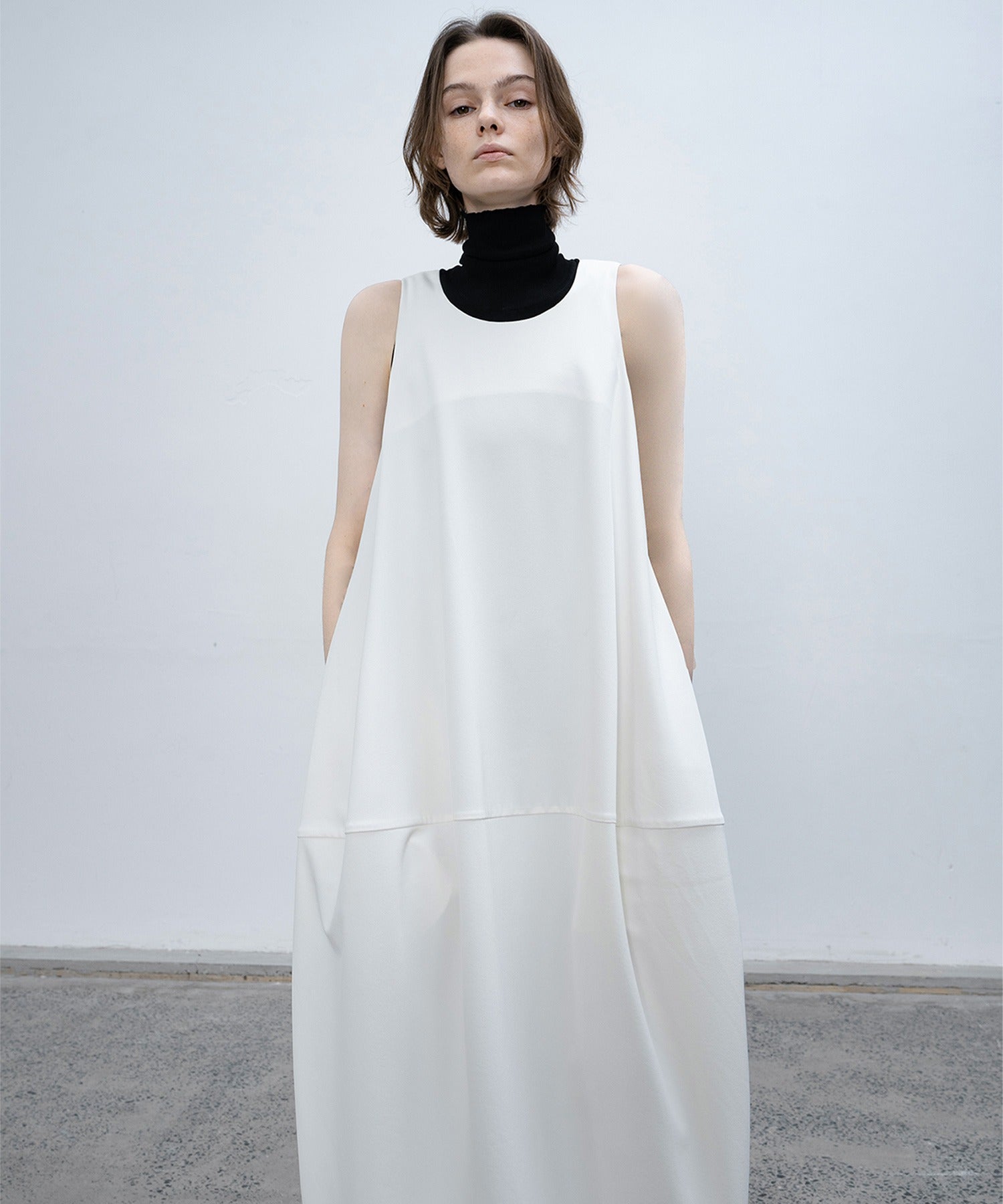 balloon skirt cami dress 