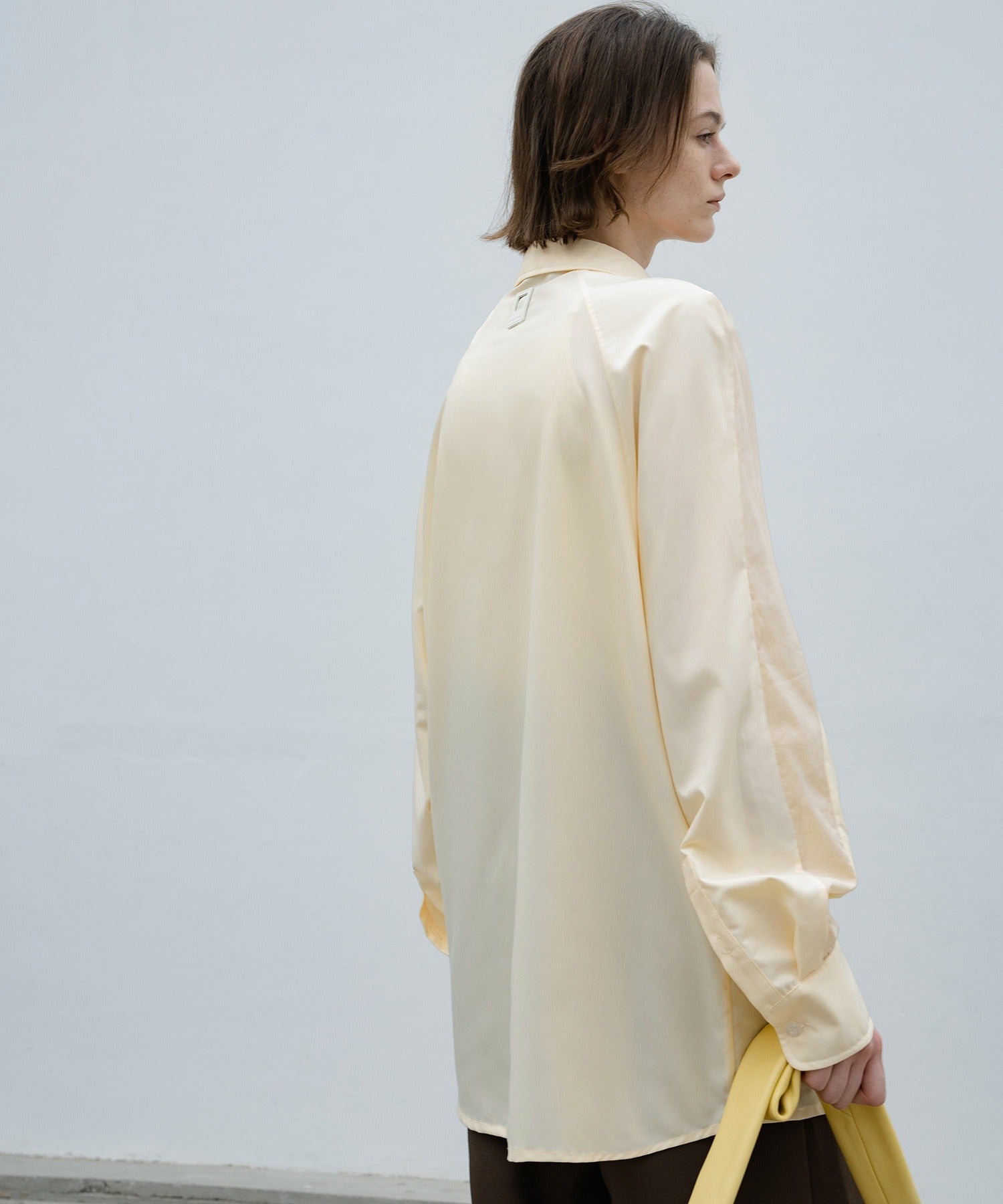 Loose Fit Shirt with Sleeve Line Panels