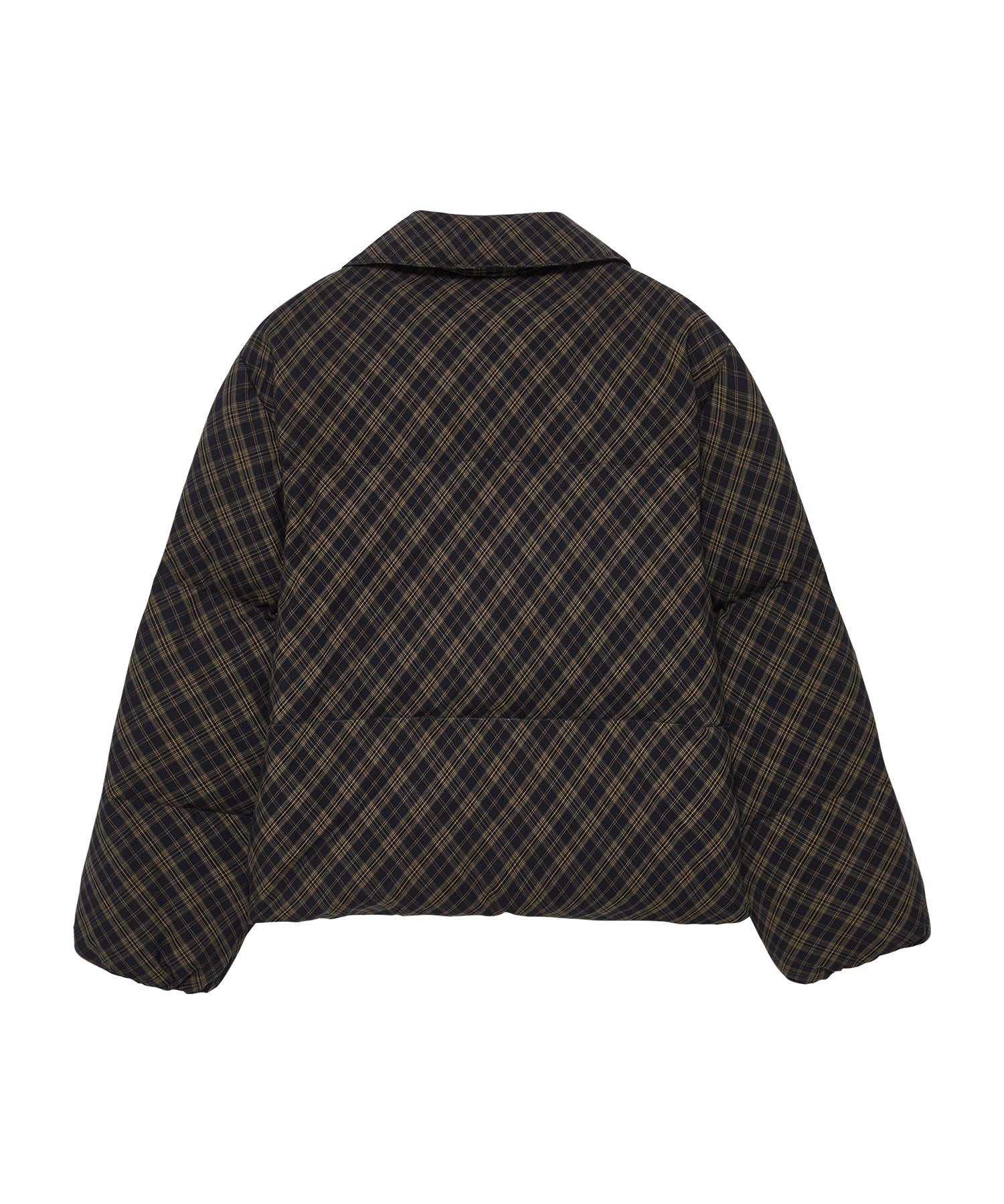 Check Short Down Jacket(チェック柄 ショートダウンジャケット)