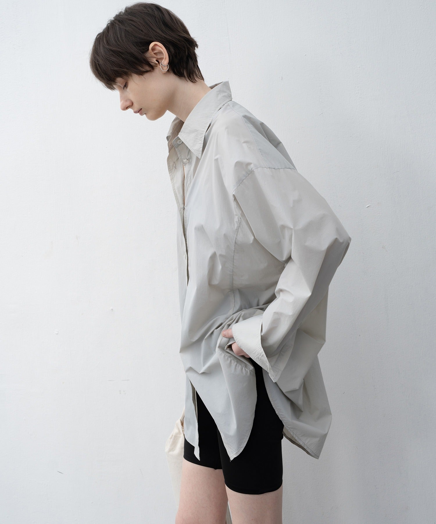 big silhouette narrow shirt