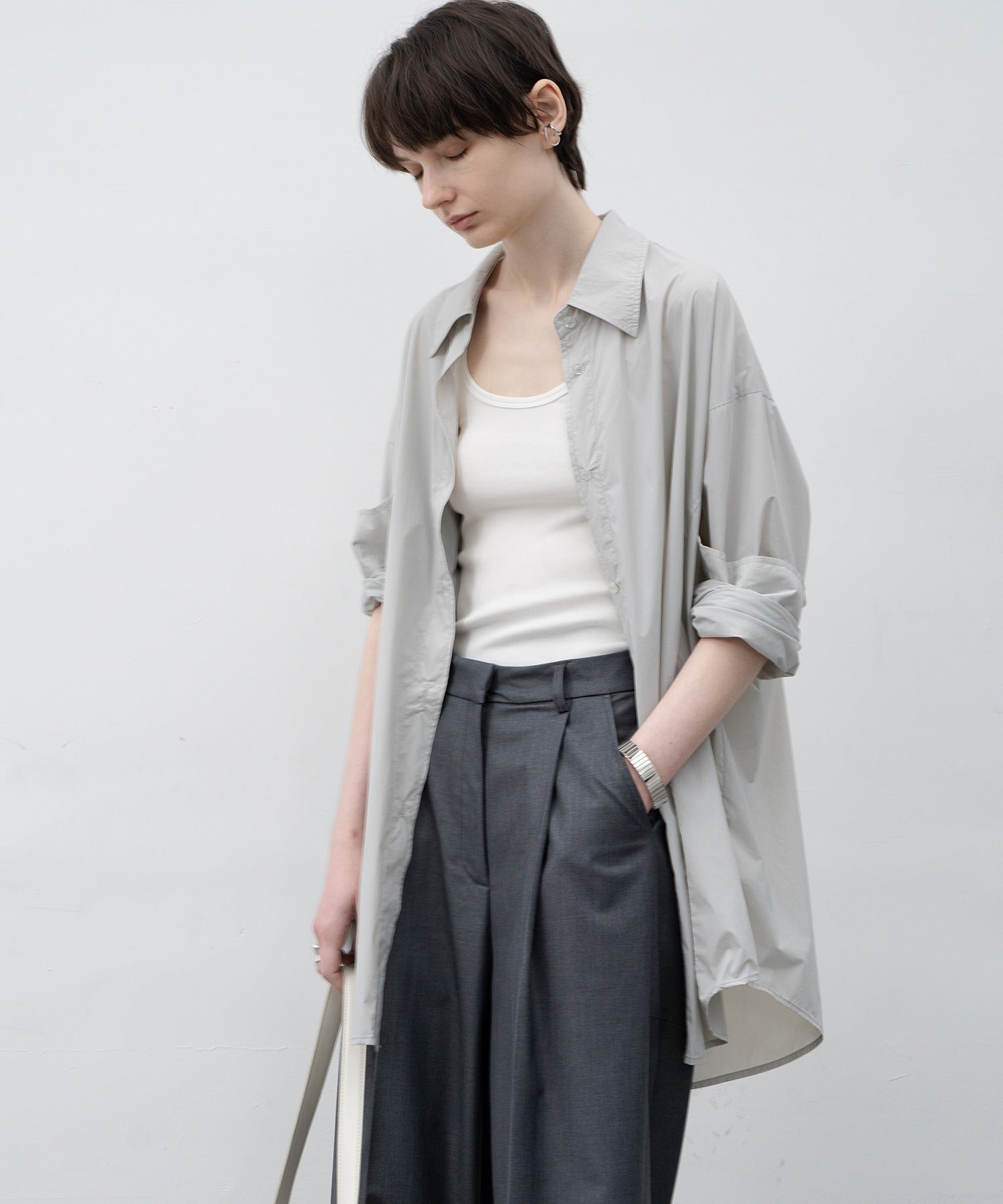 big silhouette narrow shirt