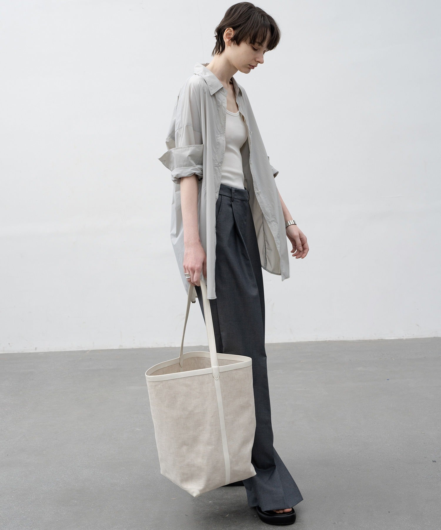 big silhouette narrow shirt