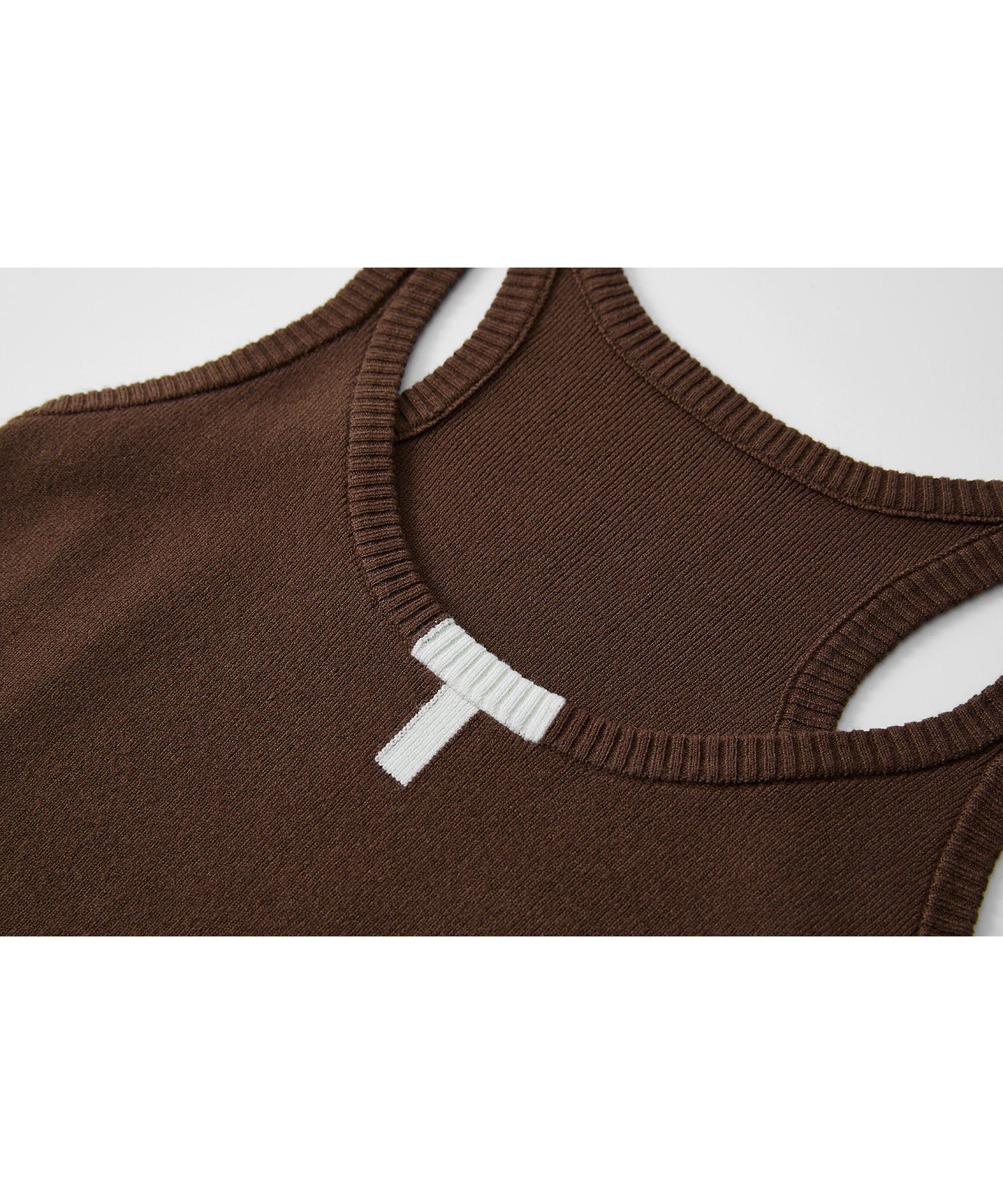 [tageechita] "T" rib knit camisole / inner
