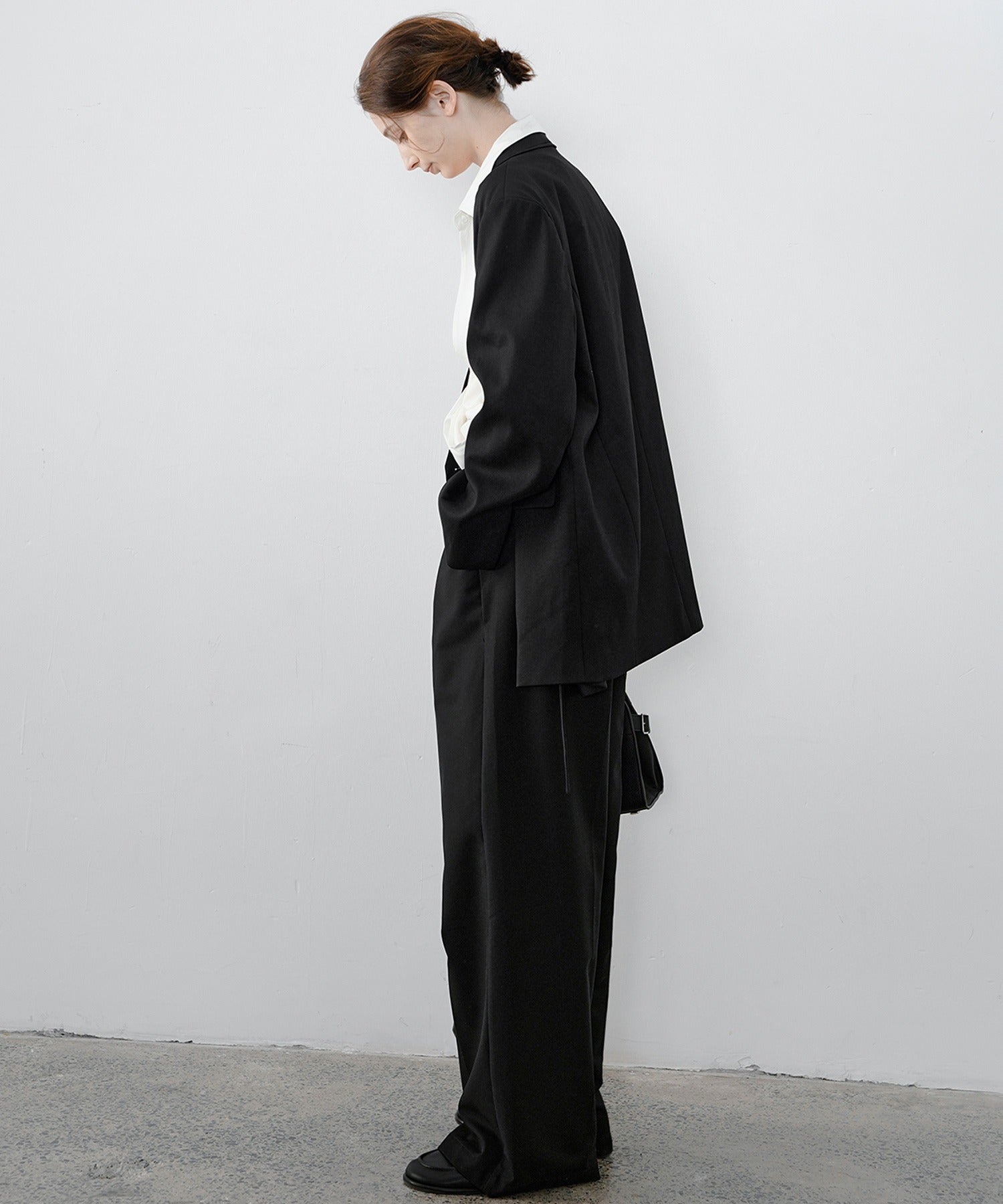 [tageechita] Basic wide straight pants