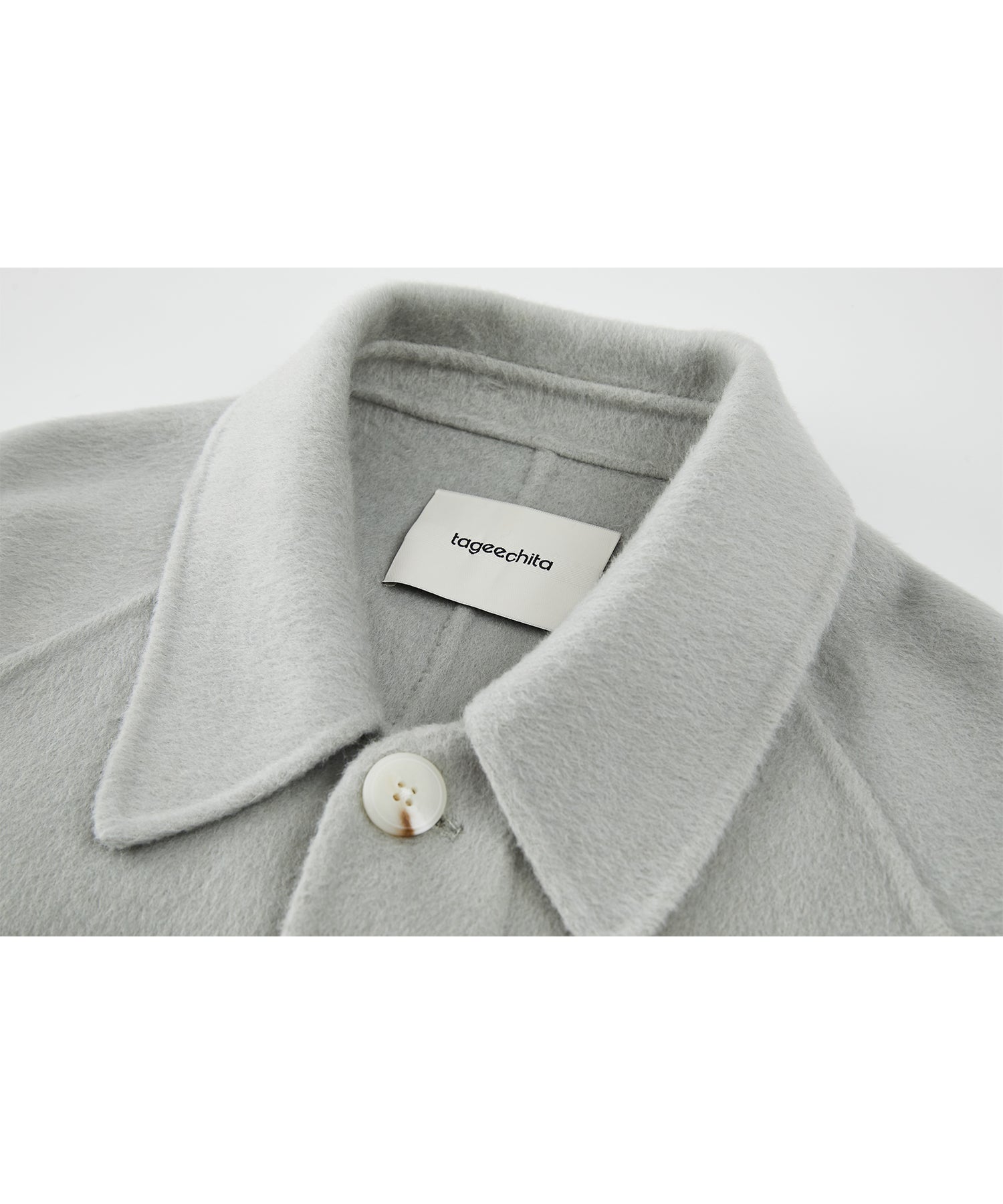 Raglan Sleeves Oversized Double-Faced Wool Coat