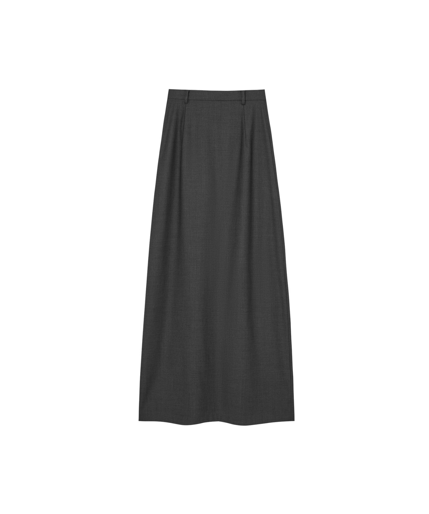 Back-Slit Maxi Pencil Skirt
