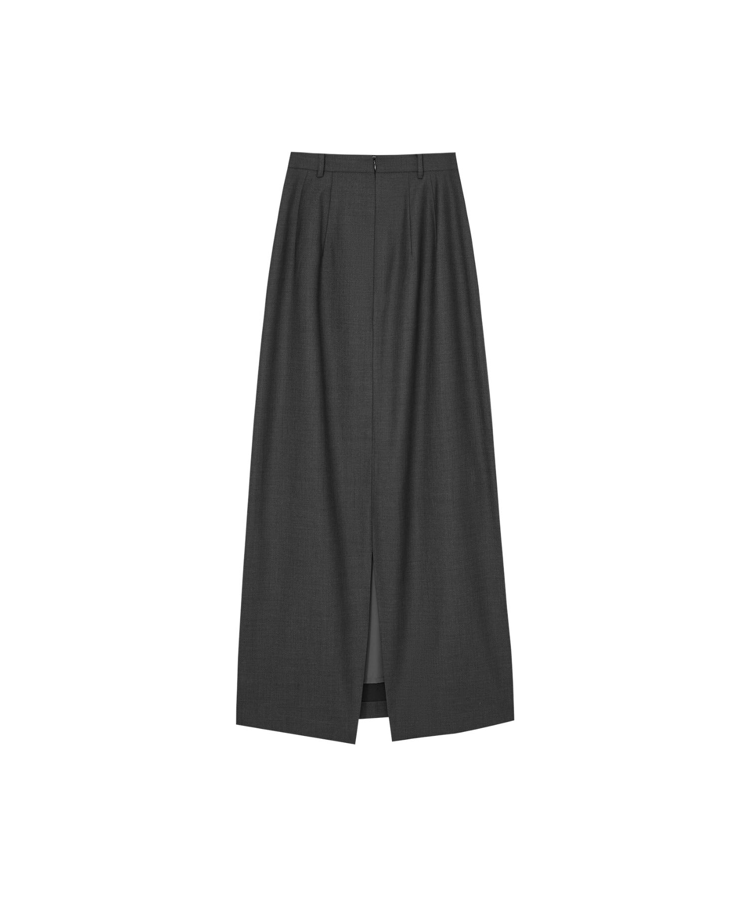 Back-Slit Maxi Pencil Skirt