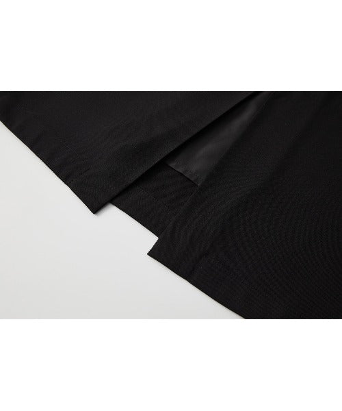 Back-Slit Maxi Pencil Skirt