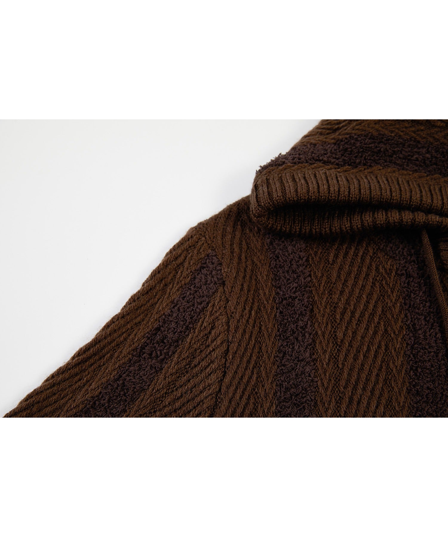 Hooded Fringe Knit Dress