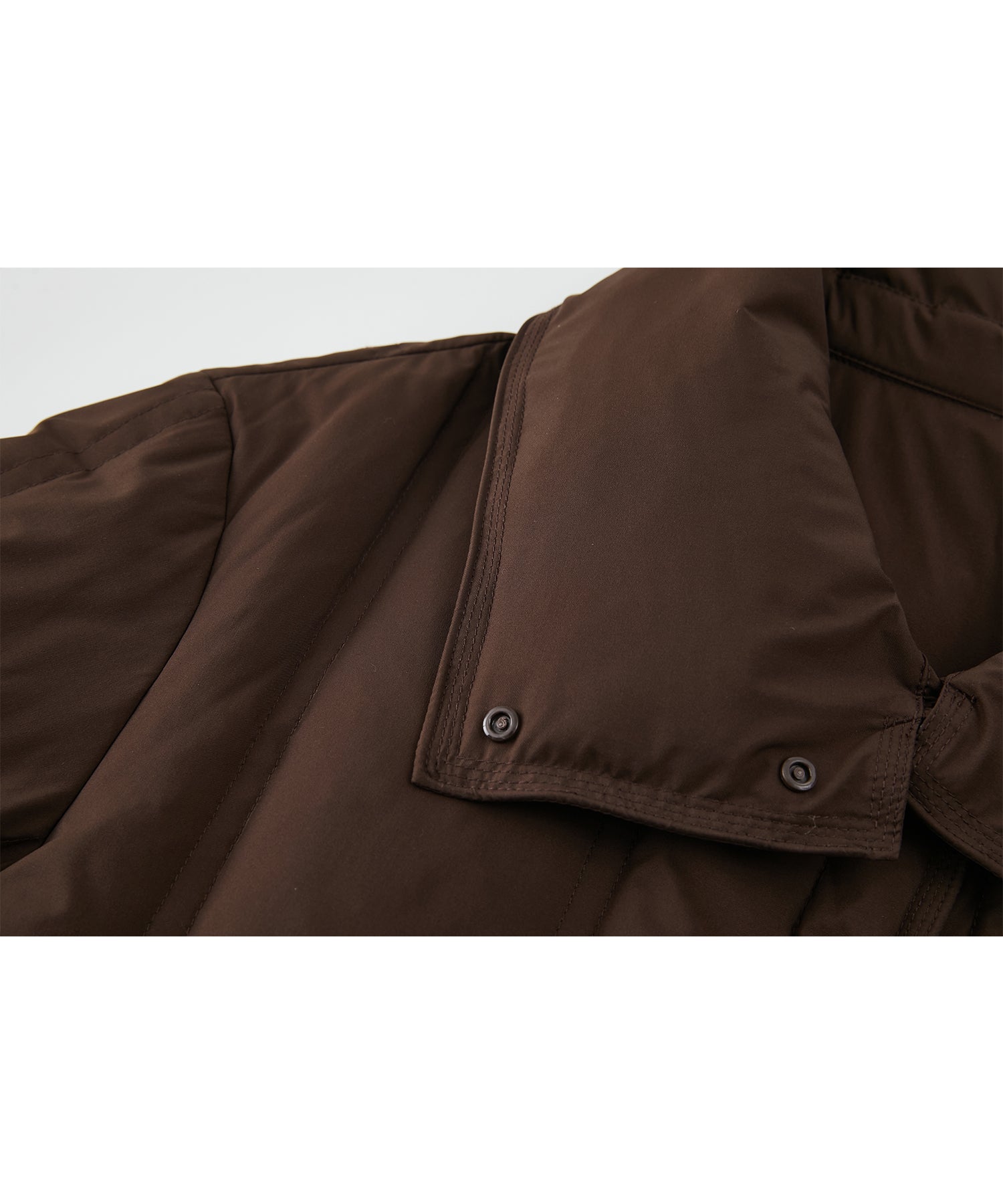 Drop Shoulder Short Puffer with Shaped Waist Design