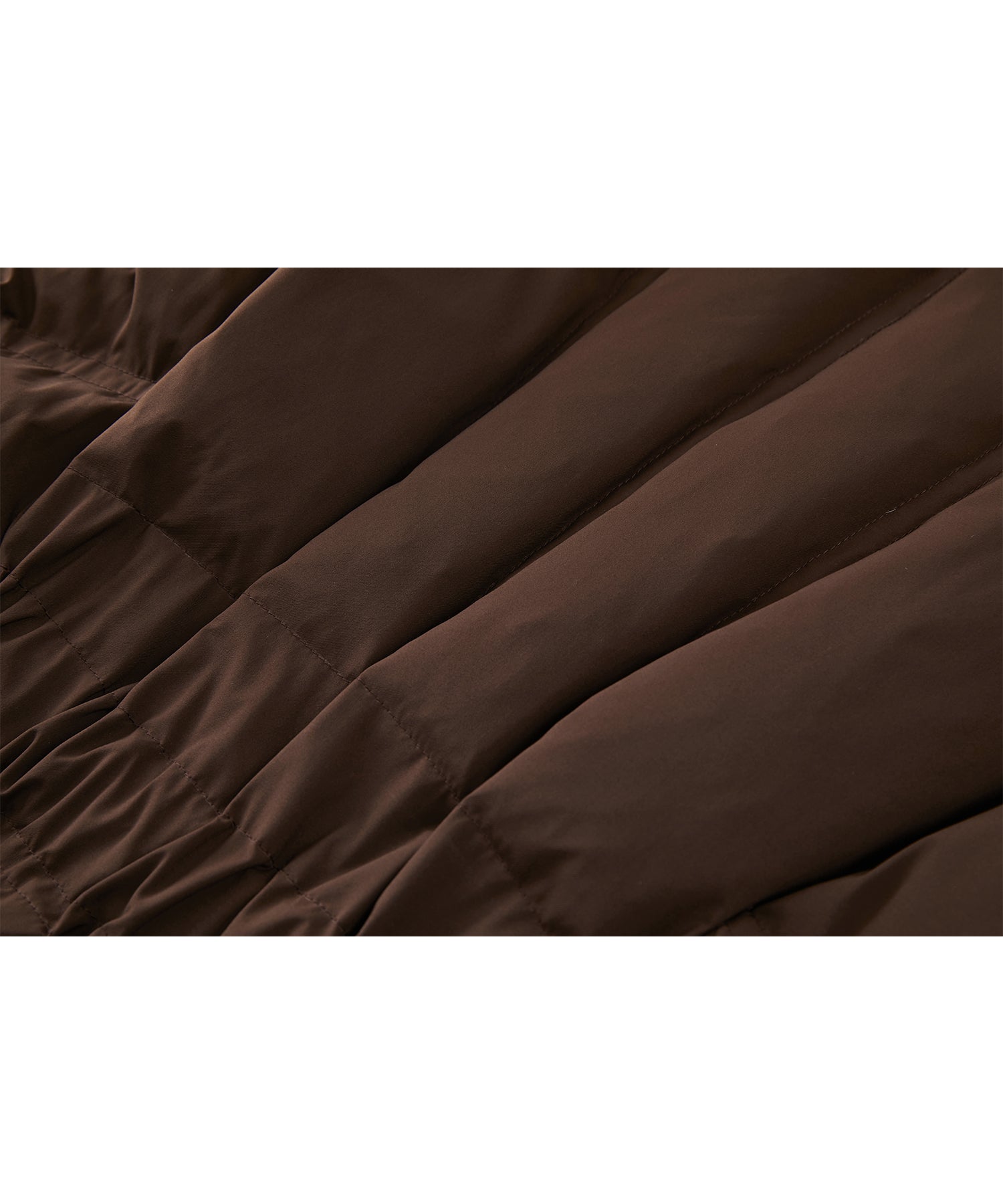 Drop Shoulder Short Puffer with Shaped Waist Design