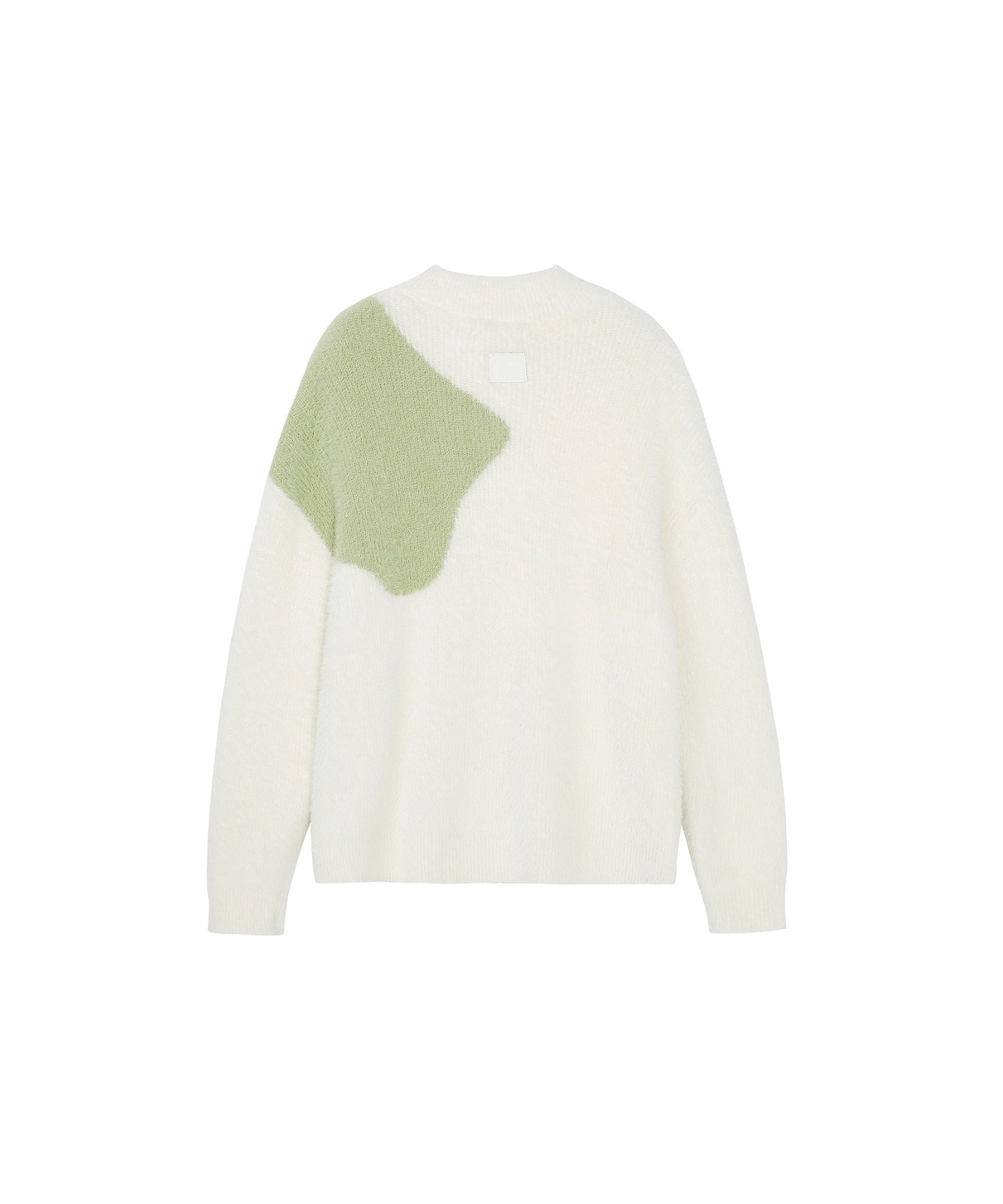 Wave Bicolor Slim Fit Knit Pullover