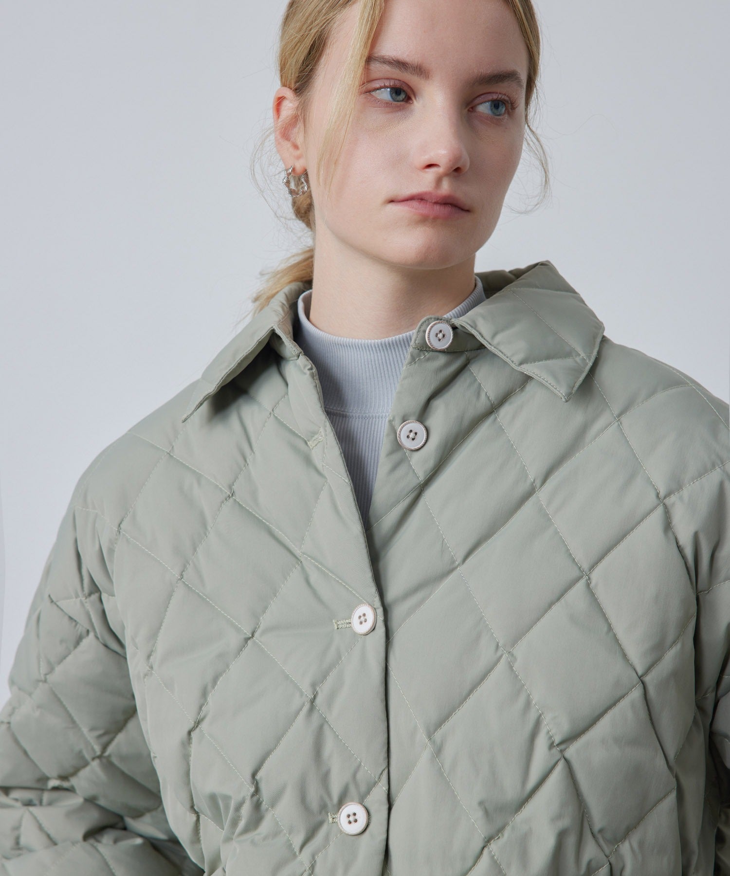 Oversized Matte Quilted Jacket