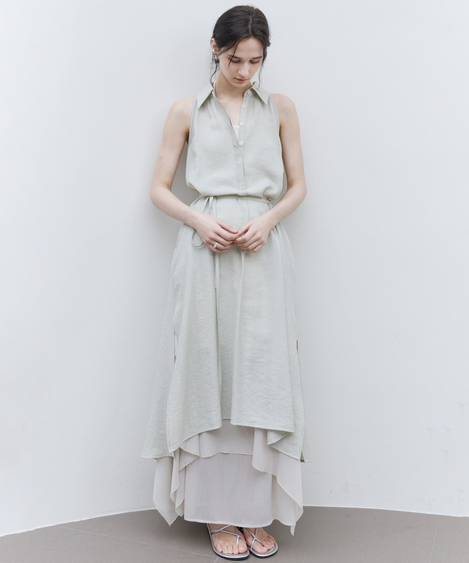 American Sleeve Layered Tunic Dress