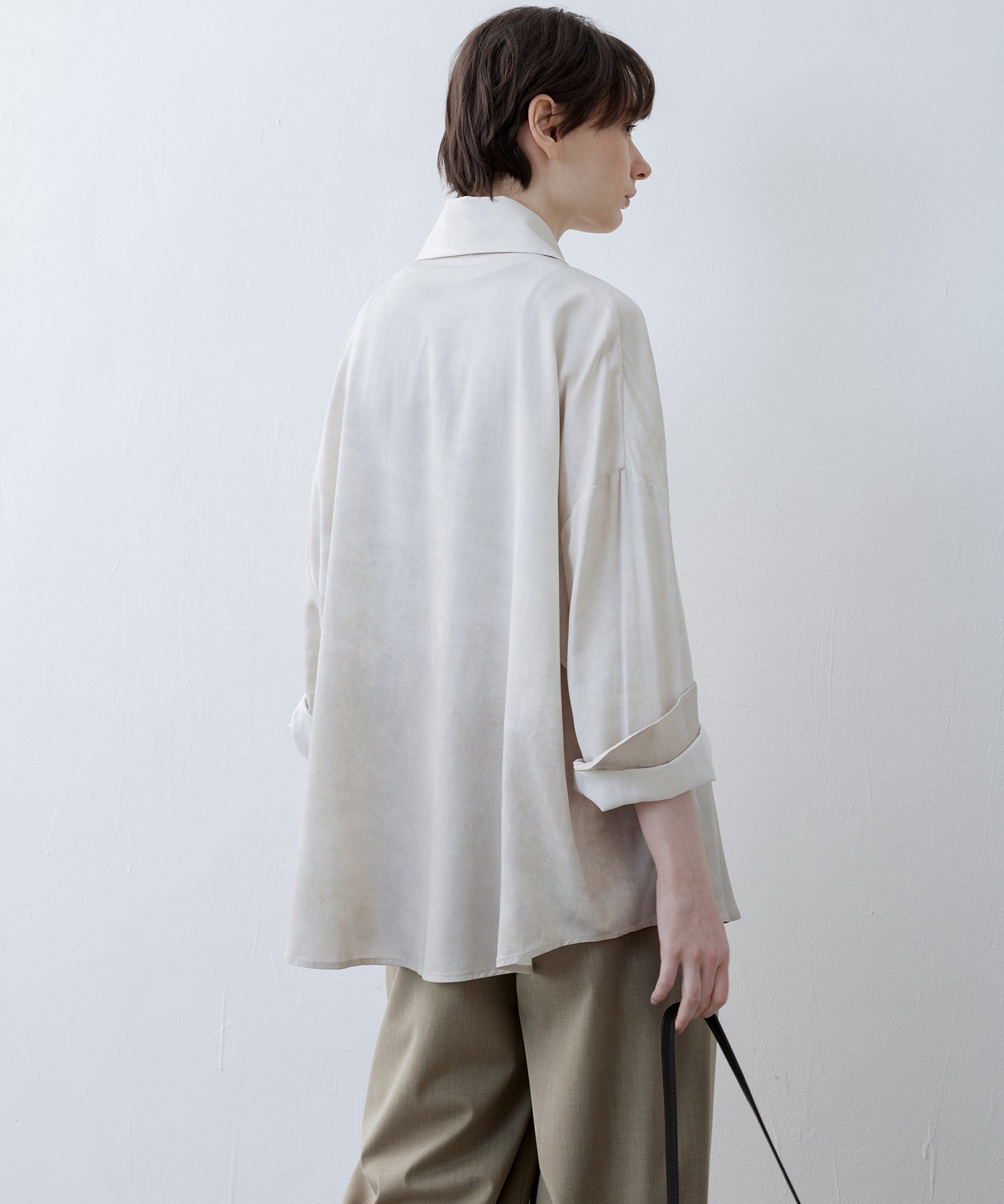 Floral Print Oversized Shirt