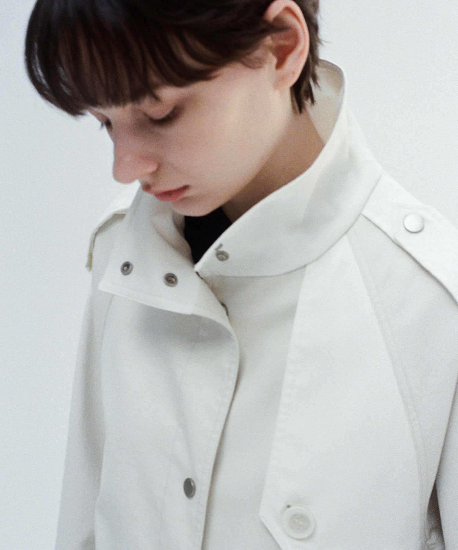 Stand Collar Utility Jacket