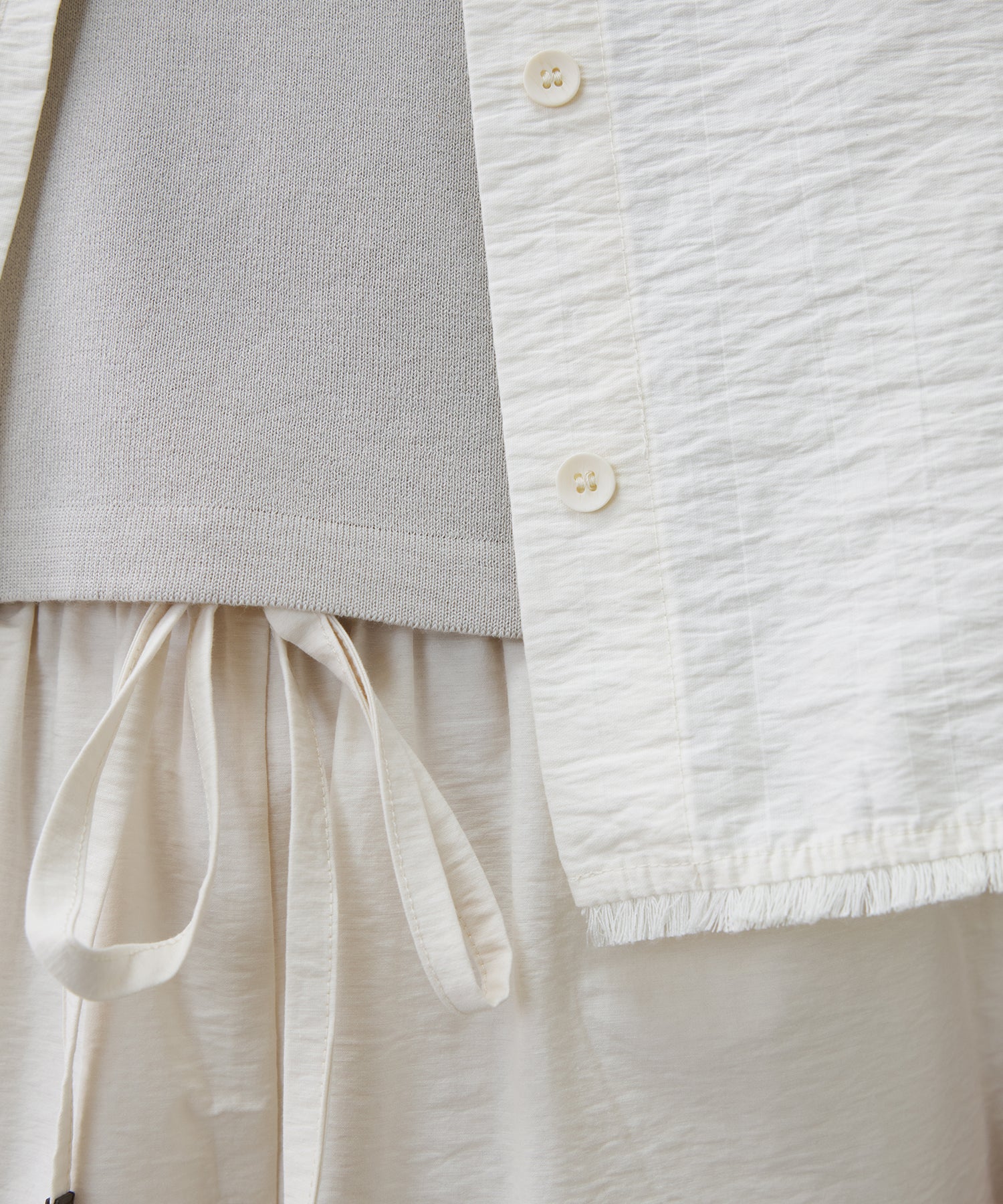 Airy Cropped Shirt