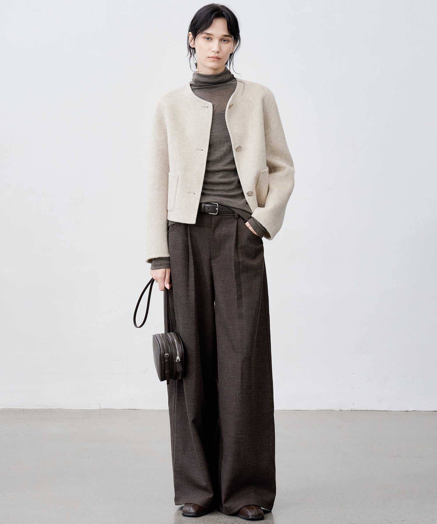 Classic Wool Handmade Short Coat