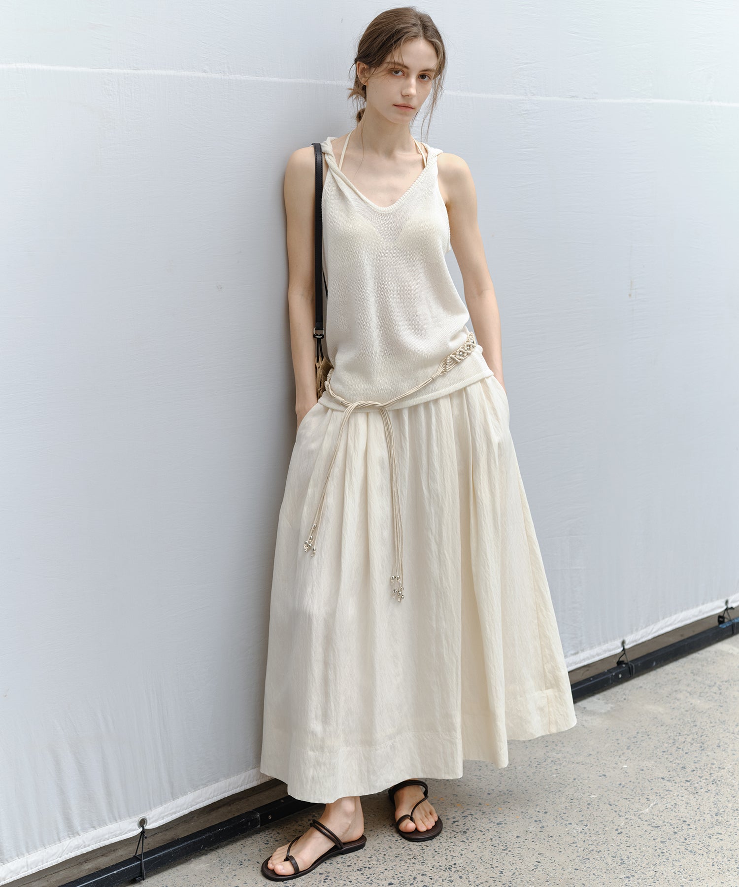 Flared Long Skirt