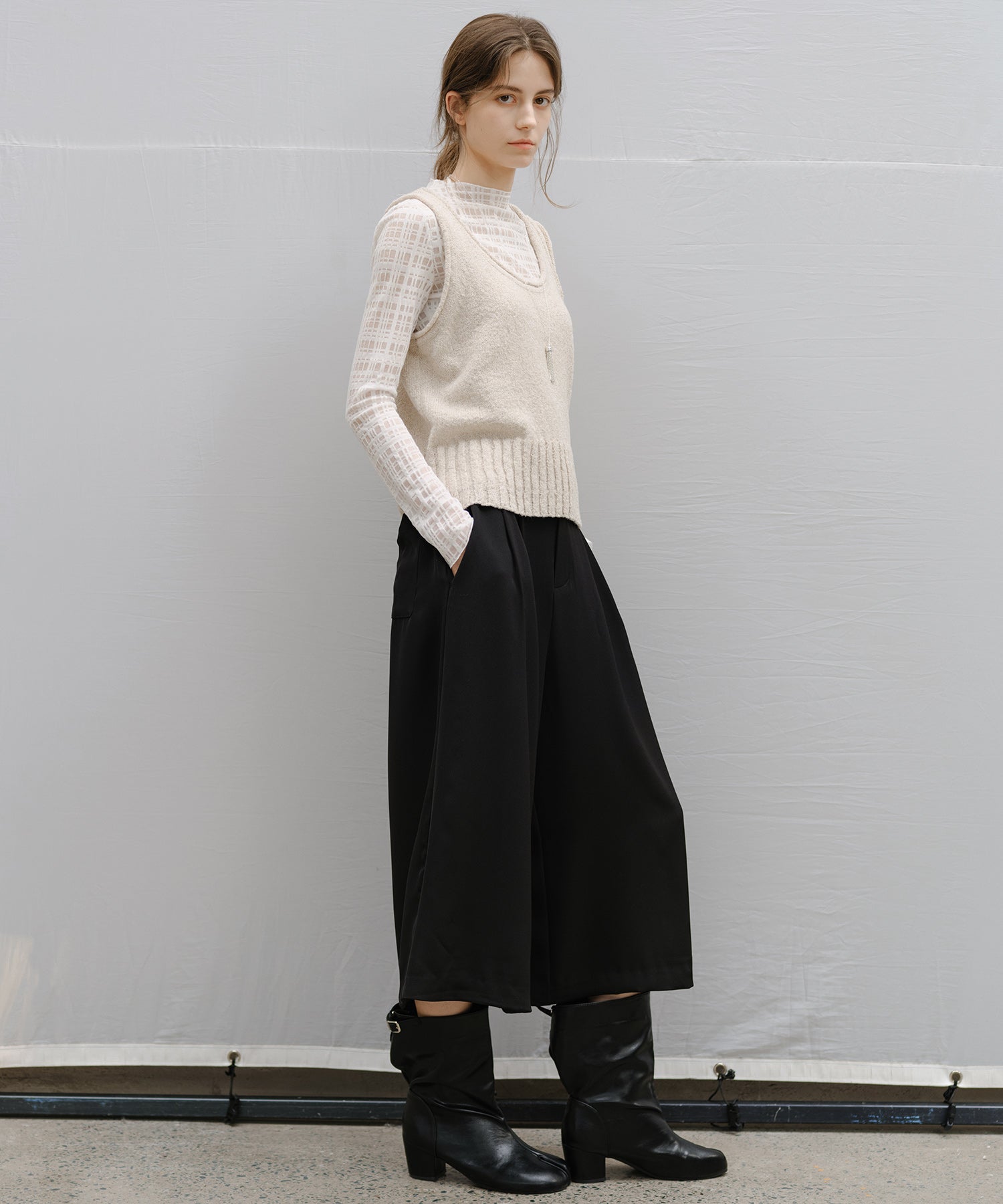 “Shipping in early March” Marl Knit Tank Vest