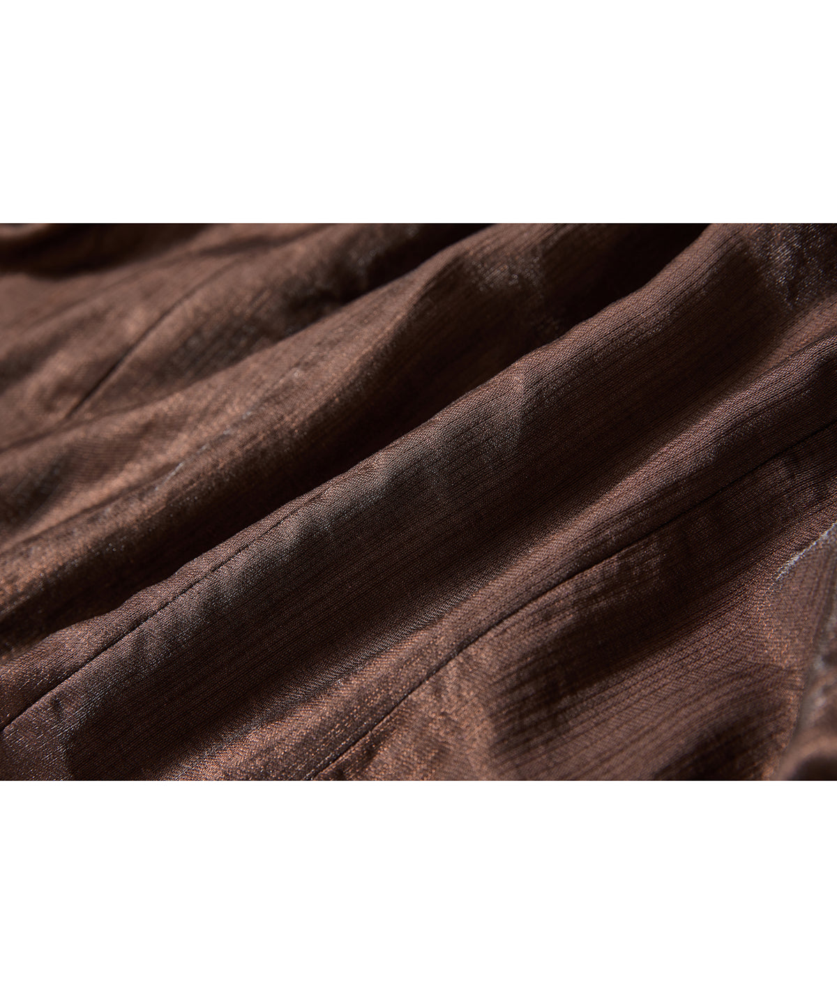 「9月下旬出荷予定」Paneled Shirred Hem A-Line Skirt