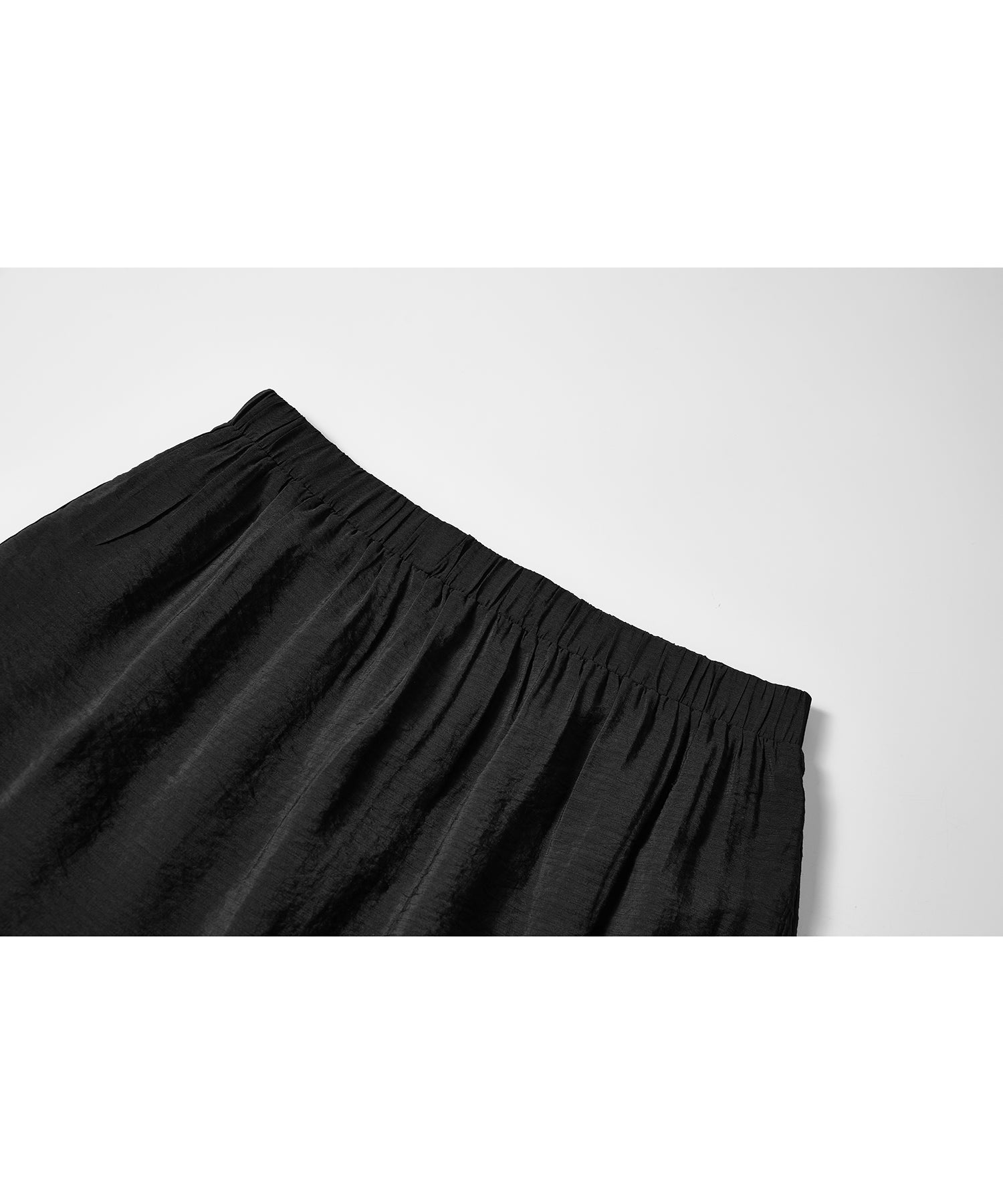 「9月下旬出荷予定」Layered Frill Hem Easy Long Skirt