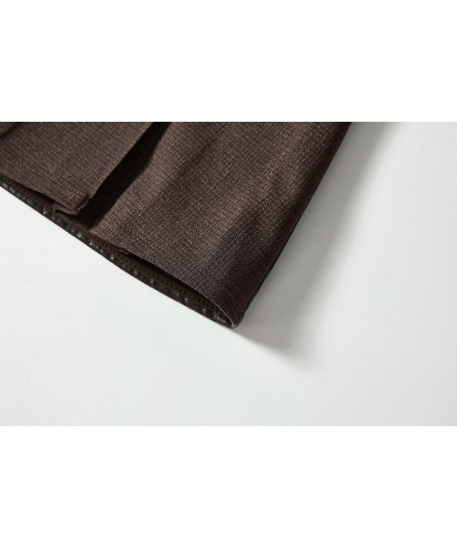 「9月下旬出荷予定」2WAY Faux Leather Pleated Midi Skirt
