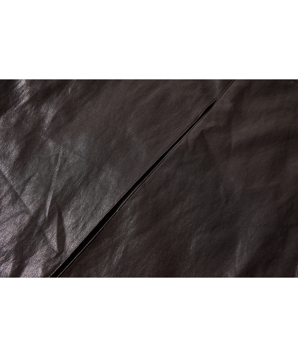 「9月下旬出荷予定」2WAY Faux Leather Pleated Midi Skirt