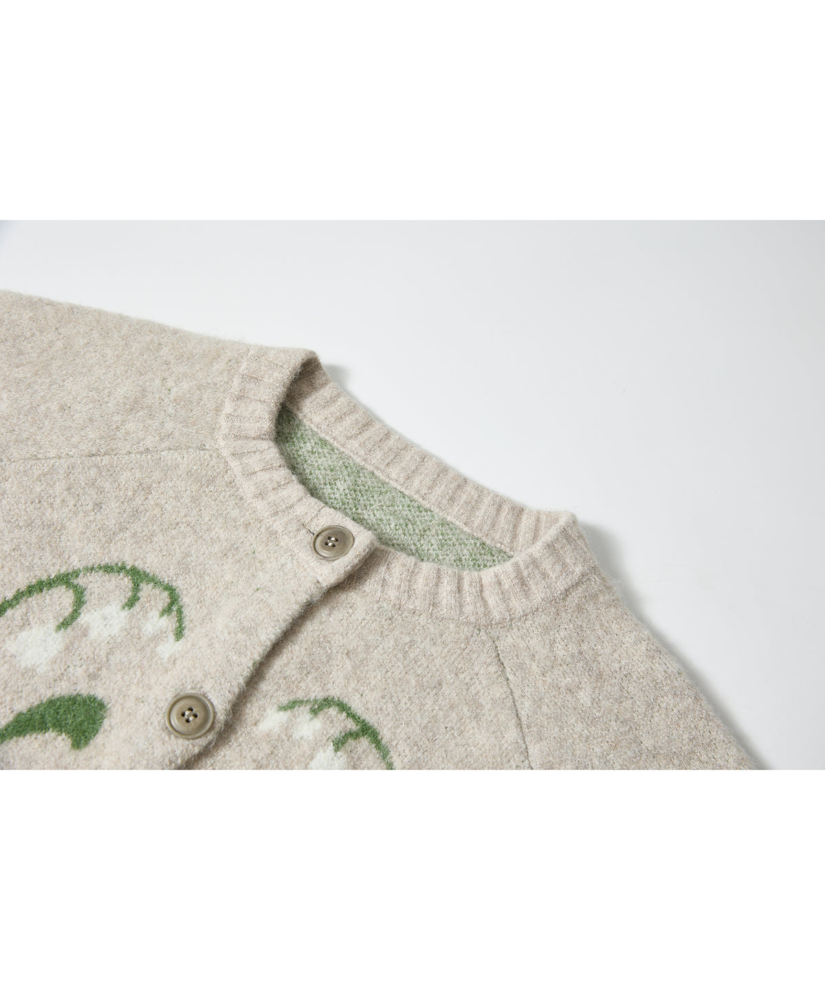 「10月下旬出荷予定」Lily of the Valley Jacquard Knit Cardigan