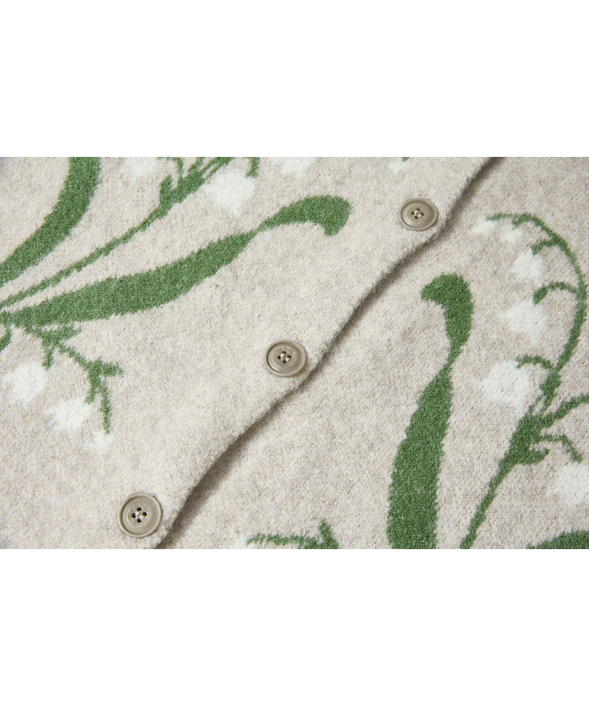 「10月下旬出荷予定」Lily of the Valley Jacquard Knit Cardigan