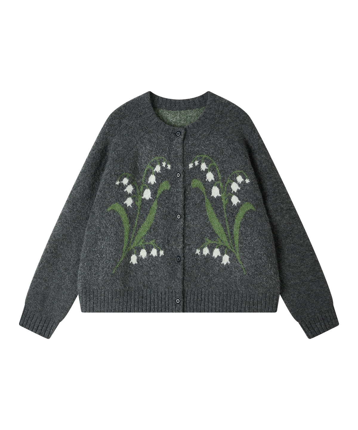 「10月下旬出荷予定」Lily of the Valley Jacquard Knit Cardigan