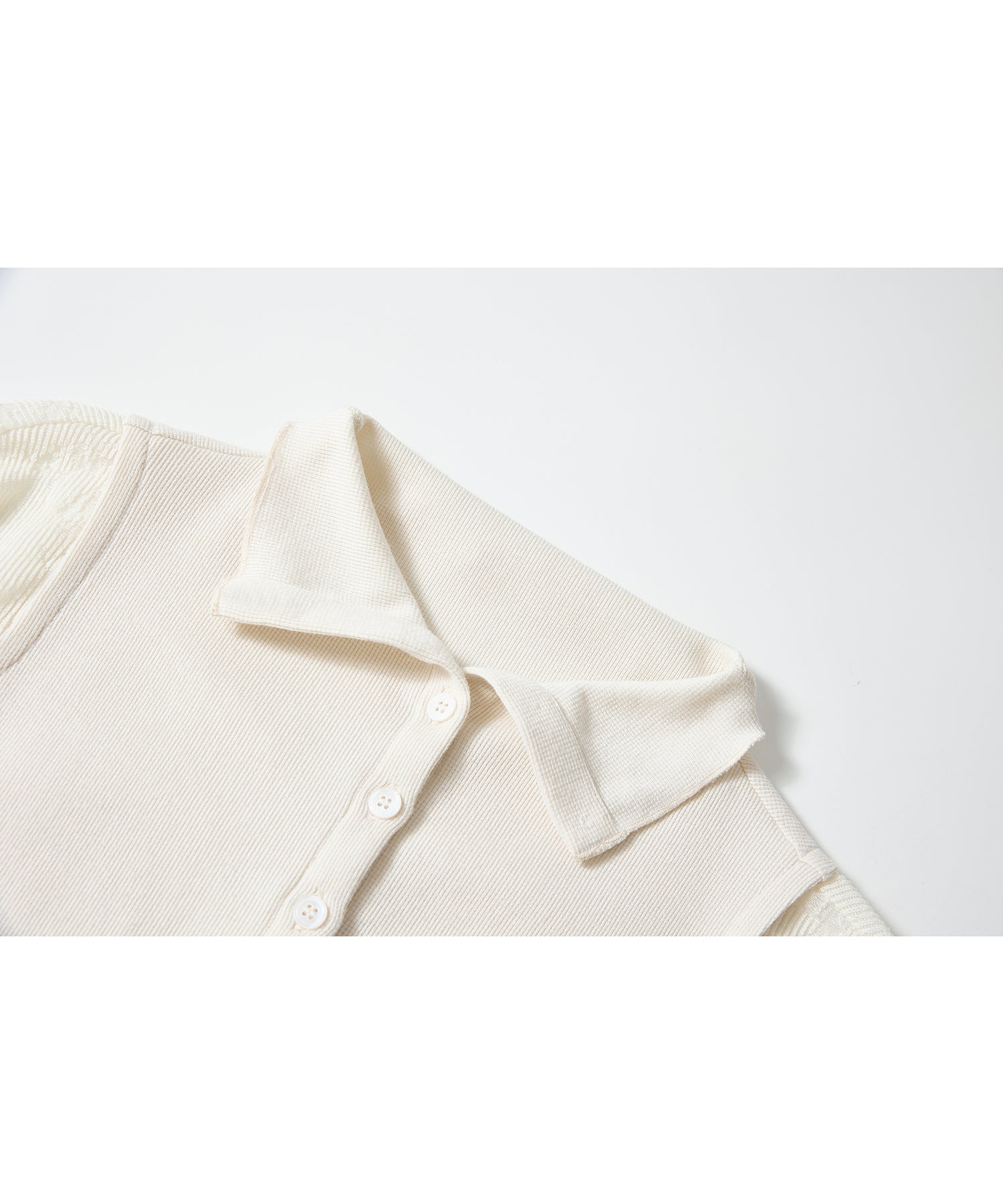 「9月下旬出荷予定」Lace Sleeve Layered Collar Top