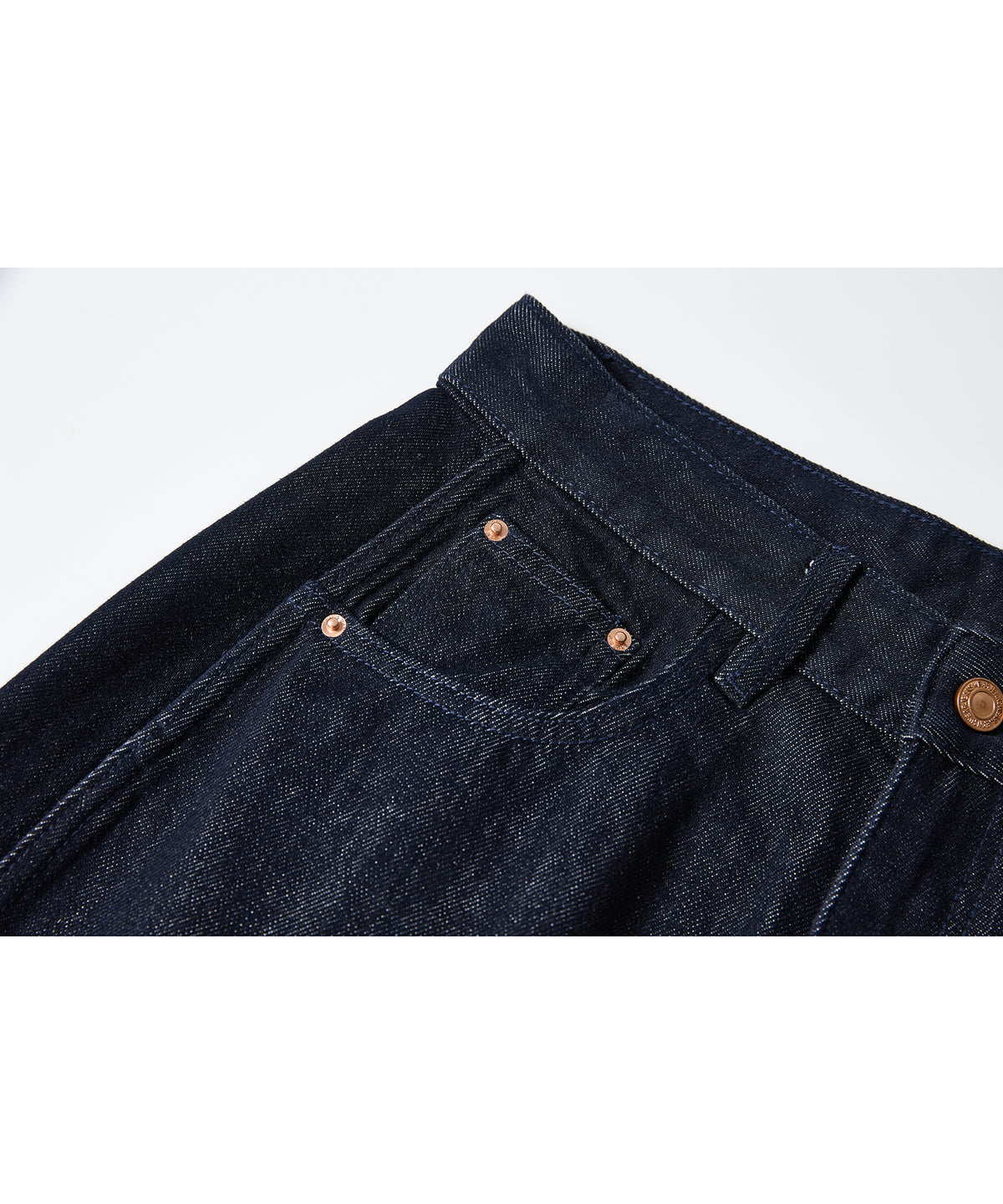 「10月下旬出荷予定」Side-Seam Detail Wide Denim Pants