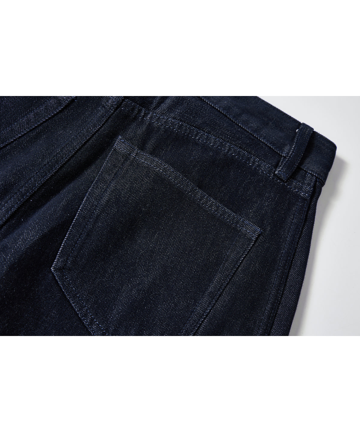 「10月下旬出荷予定」Side-Seam Detail Wide Denim Pants