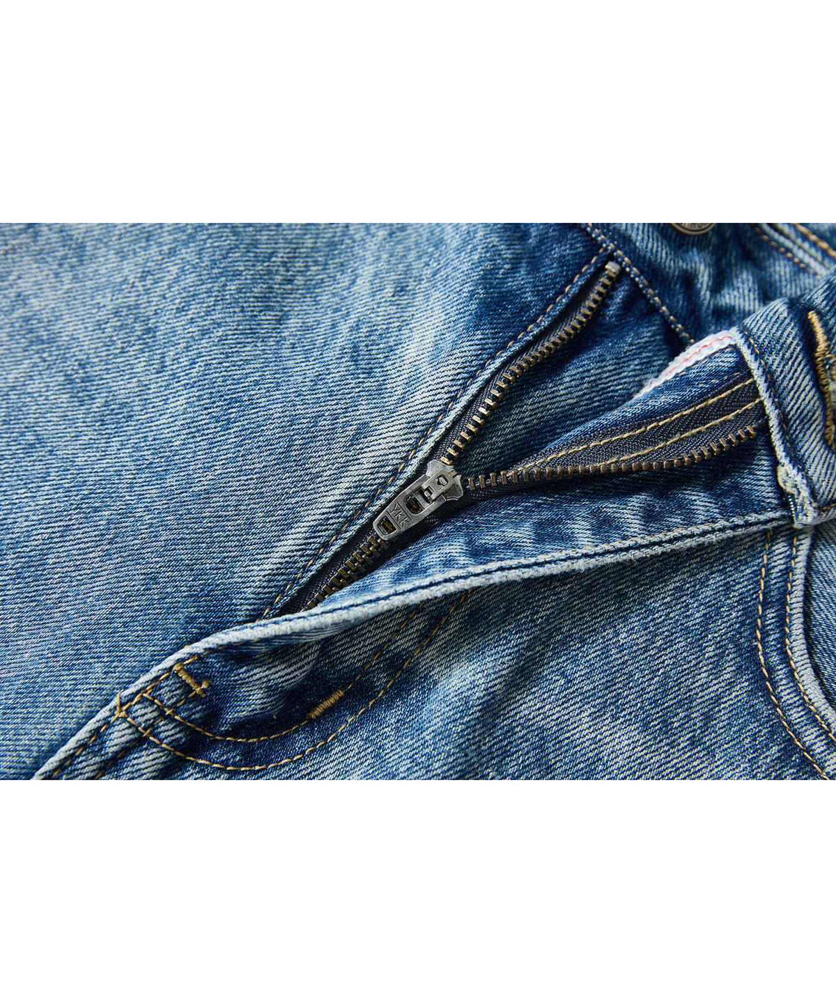 「9月下旬出荷予定」Washed Wide Straight Denim Pants