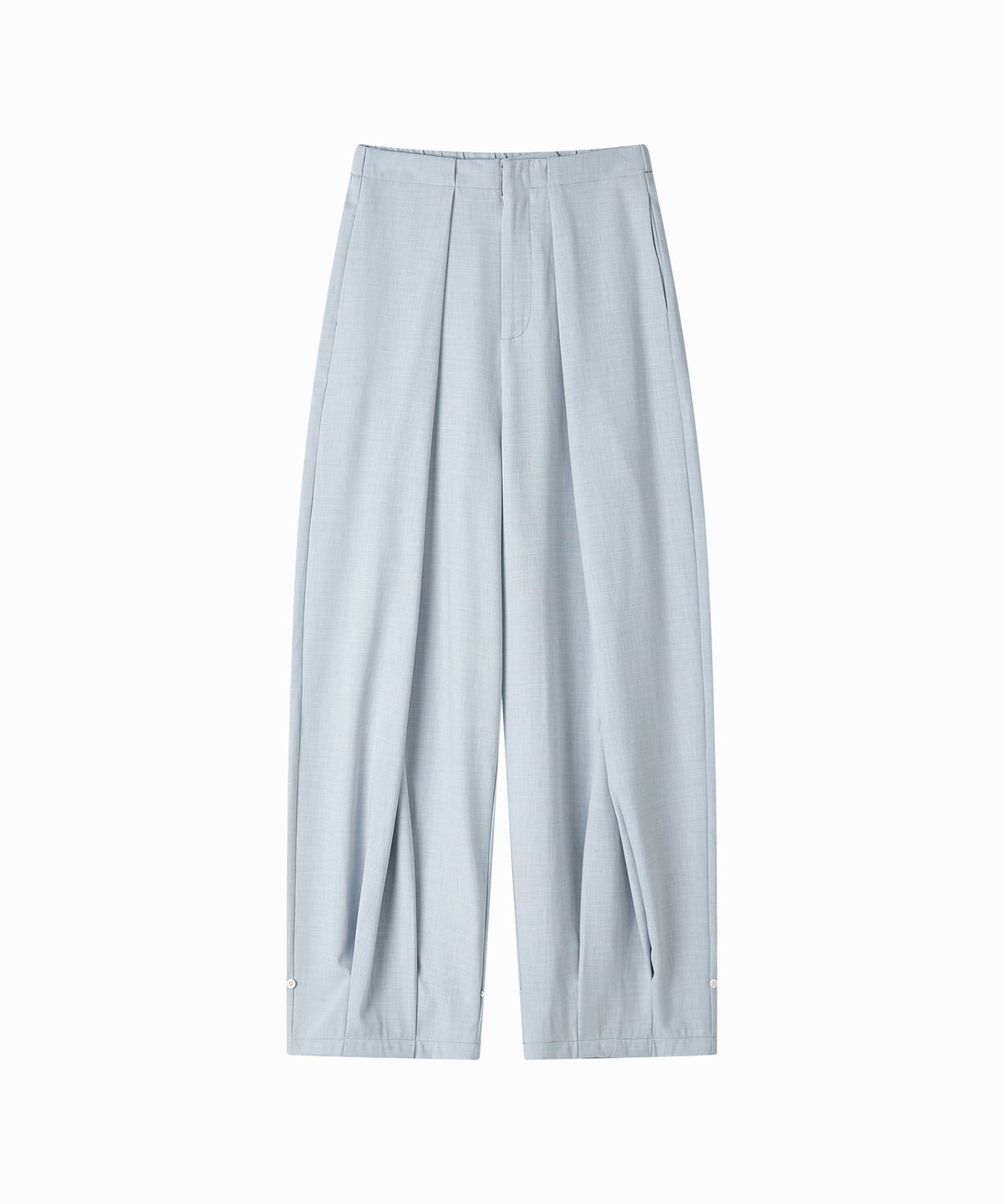 「10月下旬出荷予定」Tuck Detail Adjustable Hem Wide Pants