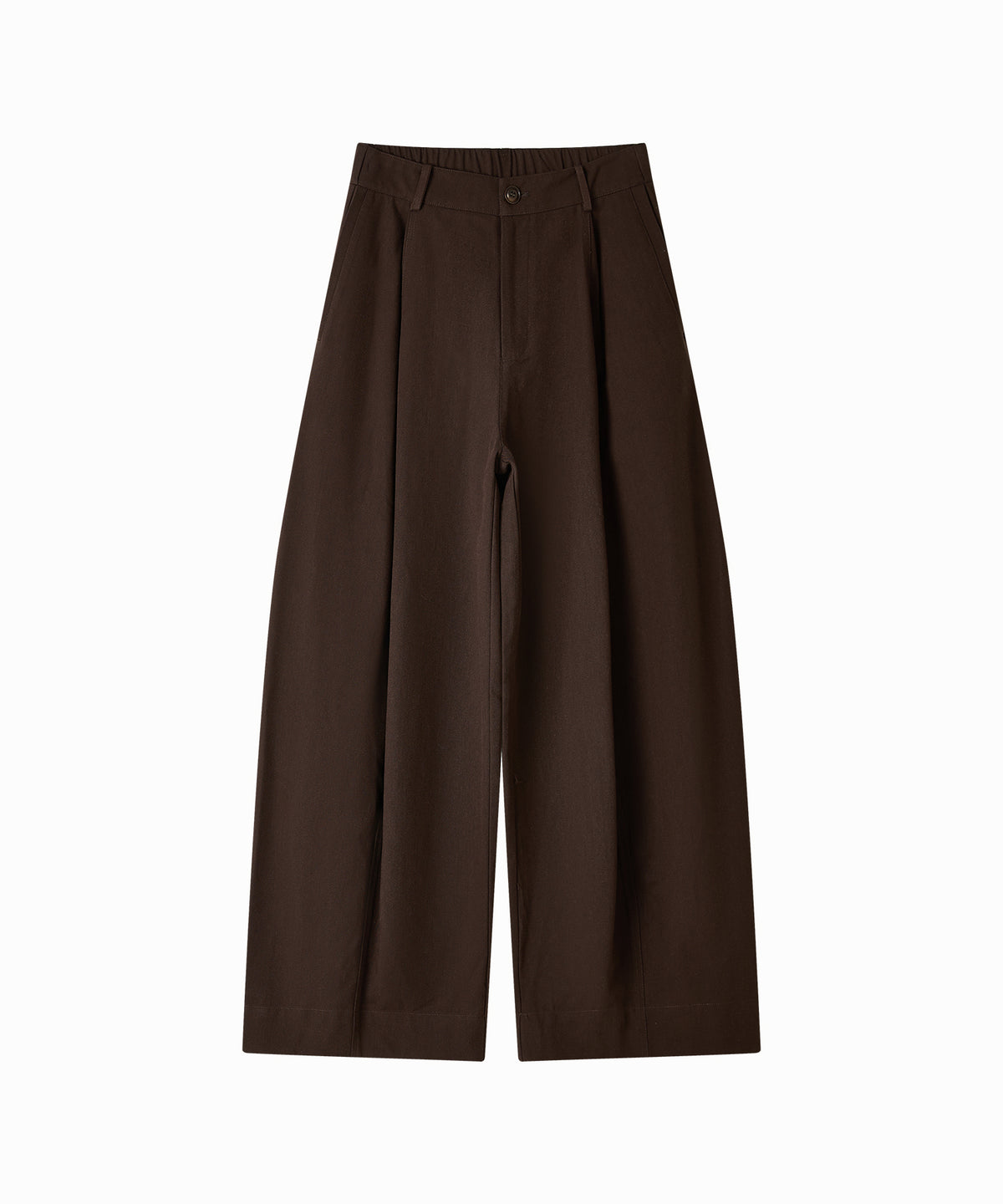 「10月下旬出荷予定」Back Elastic Wide Straight Pants