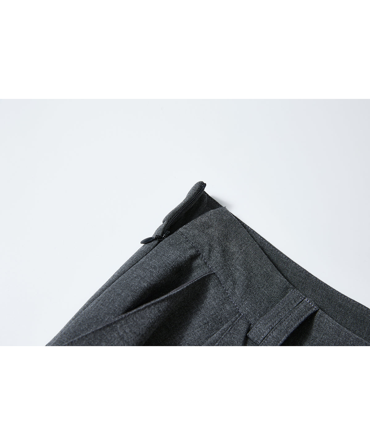 「10月下旬出荷予定」Tucked Wide Straight Slacks Pants