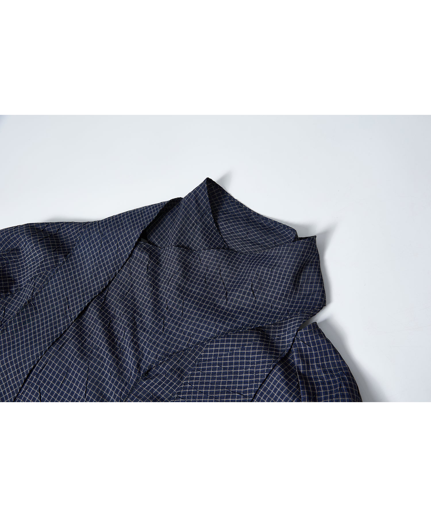 「9月下旬出荷予定」Cross Stole Collar Oversized Shirt
