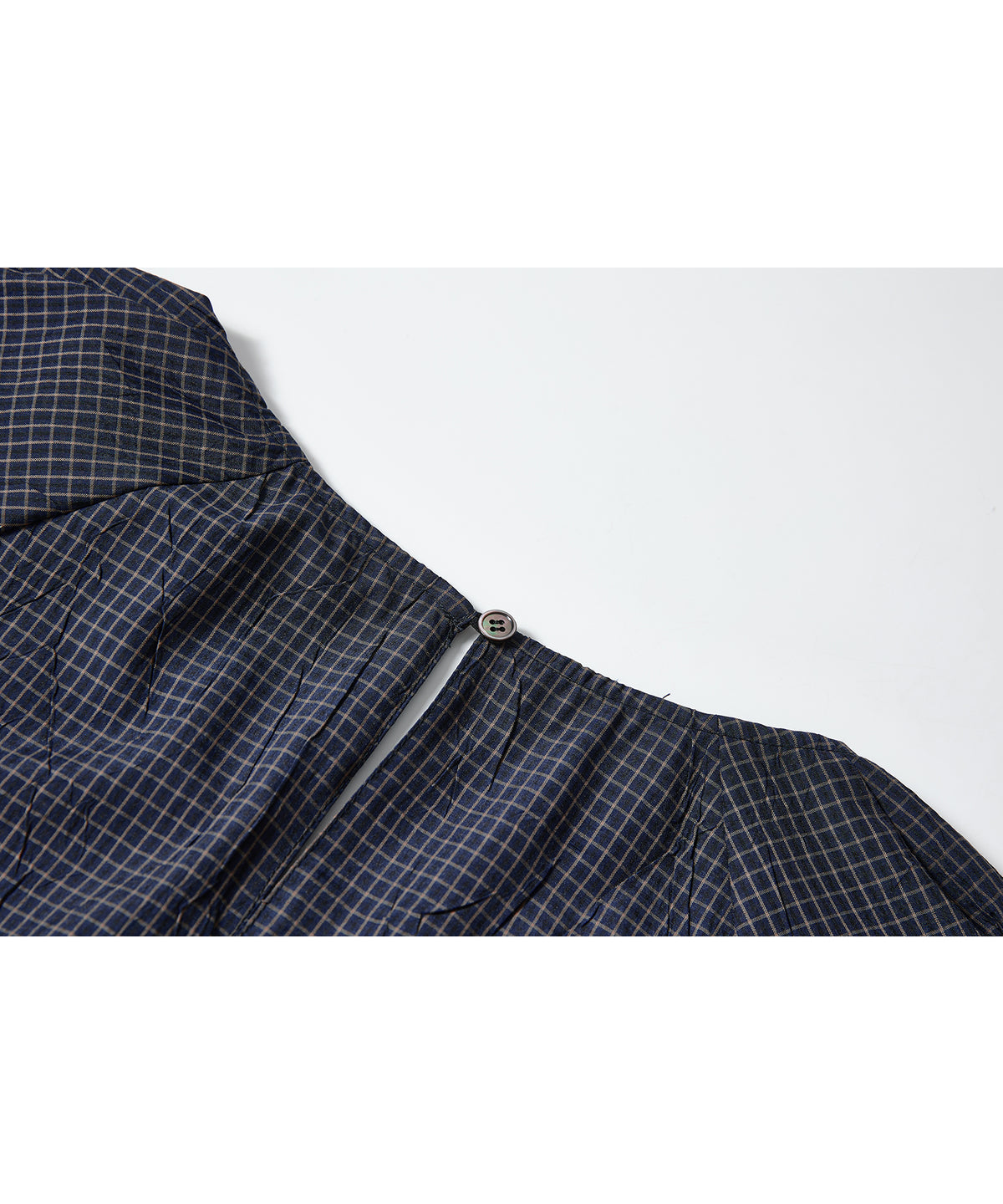 「9月下旬出荷予定」Cross Stole Collar Oversized Shirt