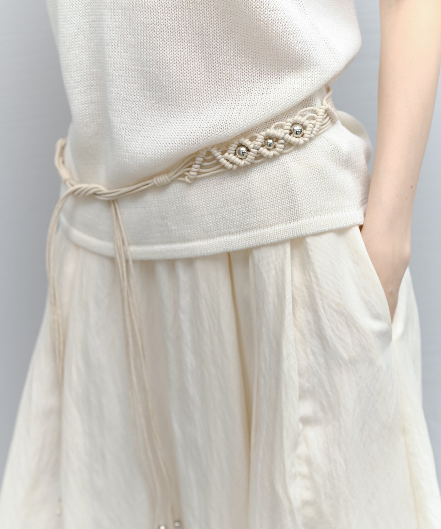 Flared Long Skirt