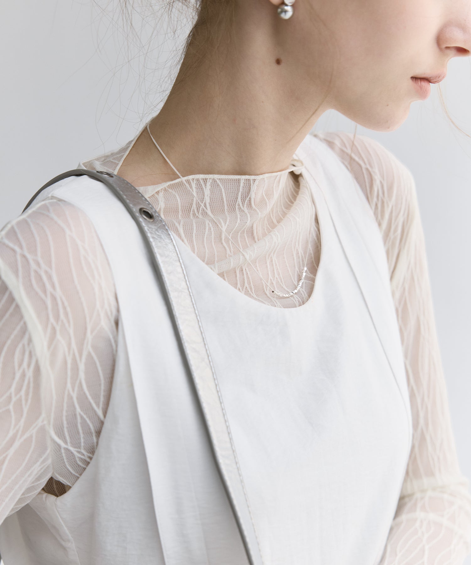 Tucked Sleeveless Long Dress